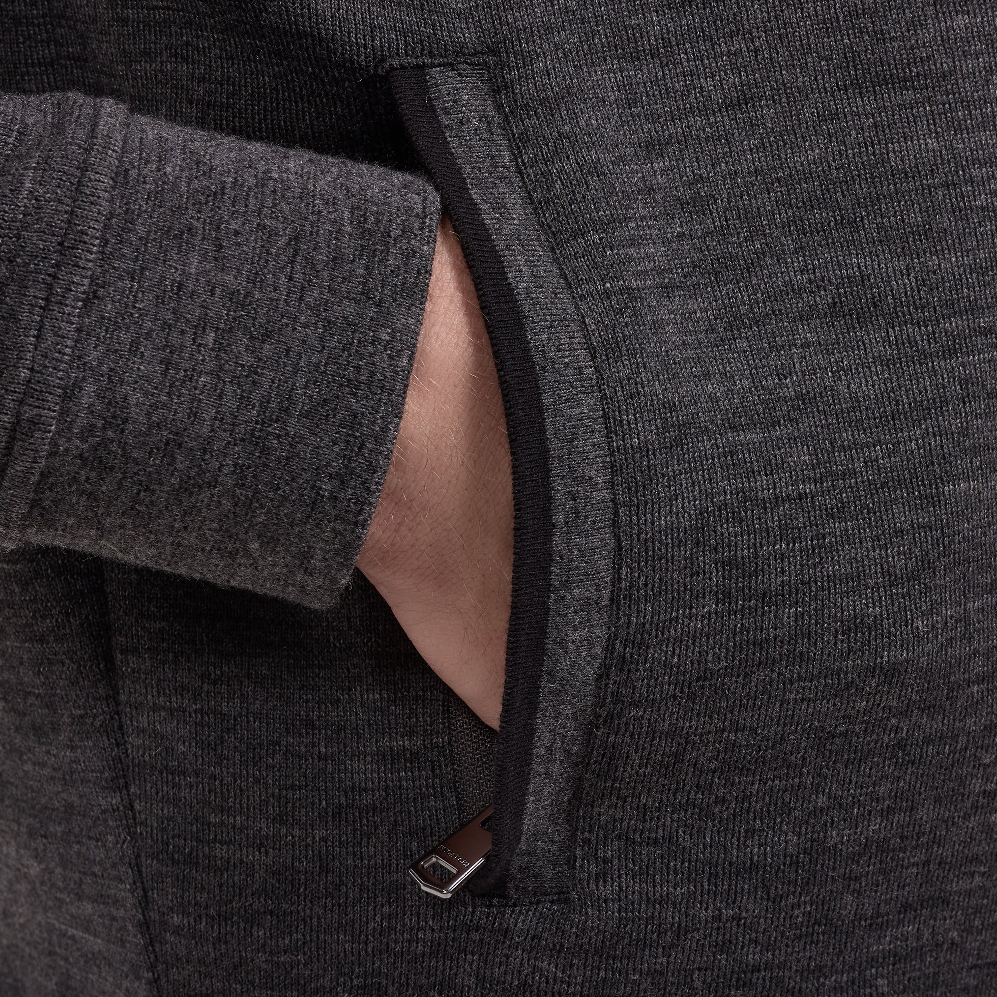 Heathered Zip Hoodie