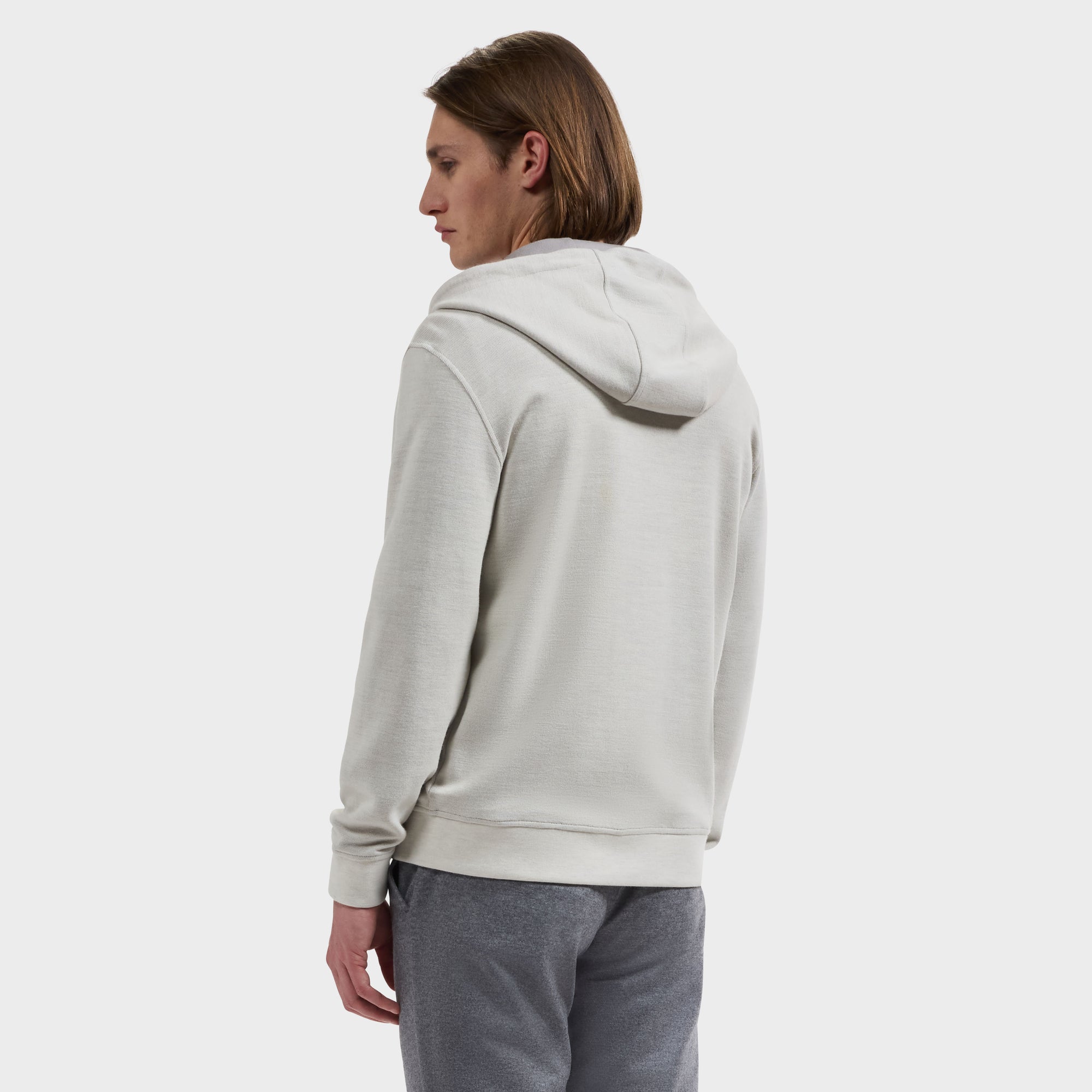 Heathered Zip Hoodie