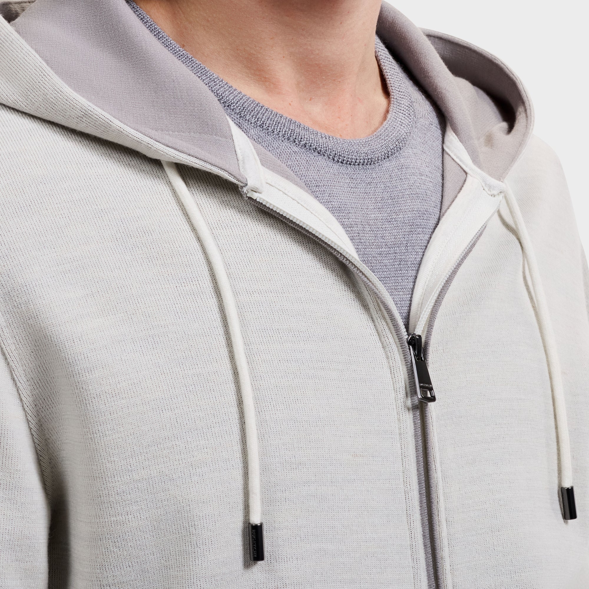 Heathered Zip Hoodie