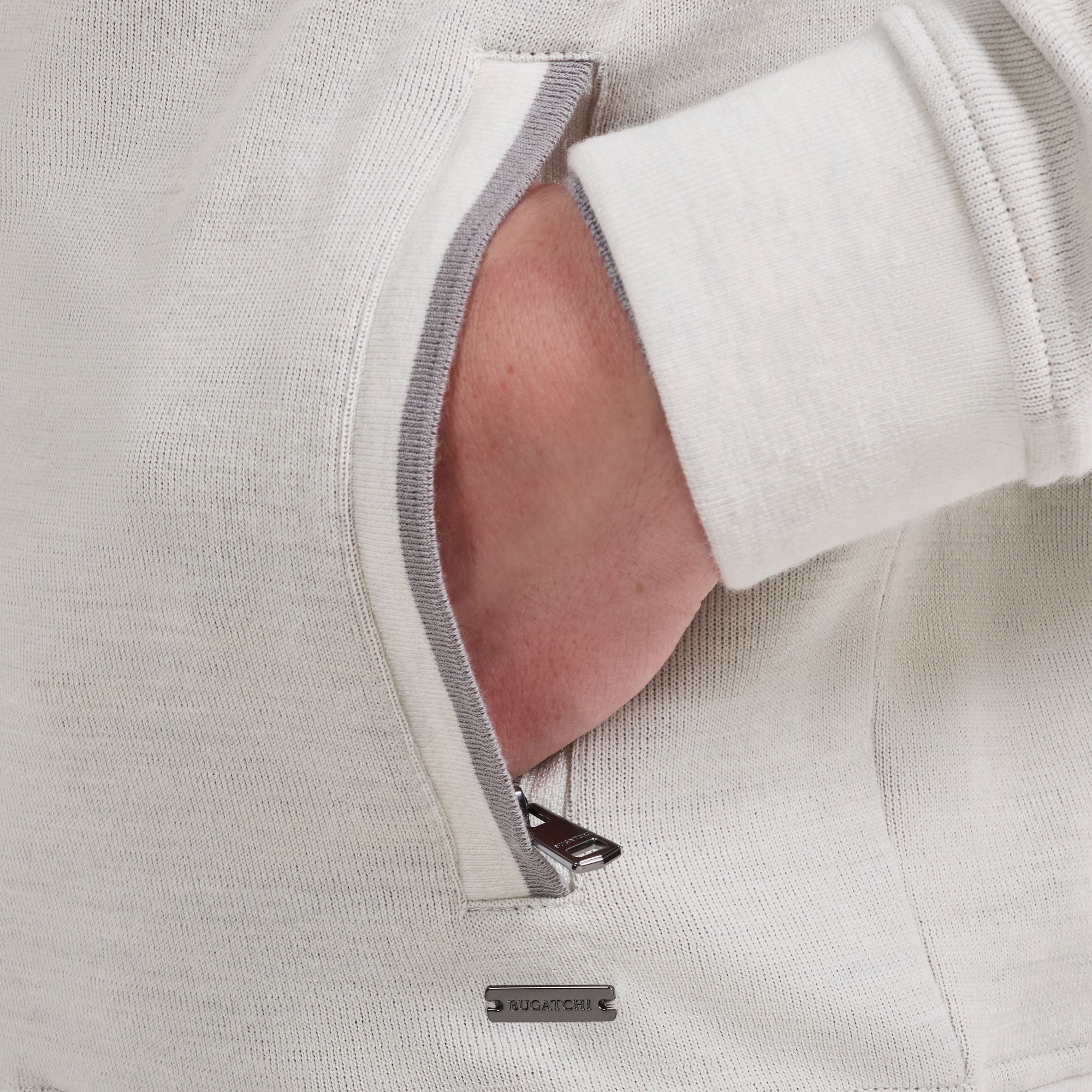 Heathered Zip Hoodie