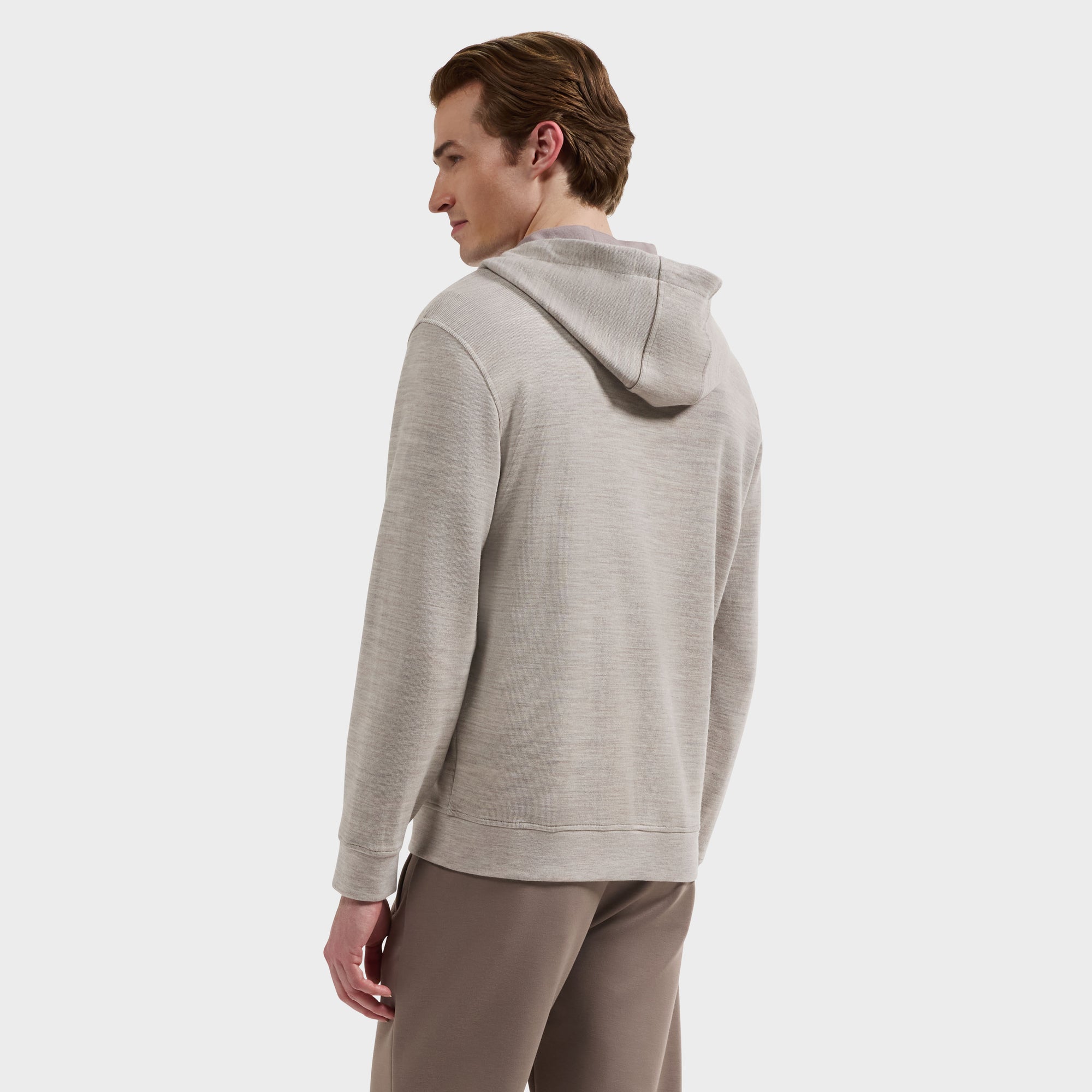 Heathered Zip Hoodie