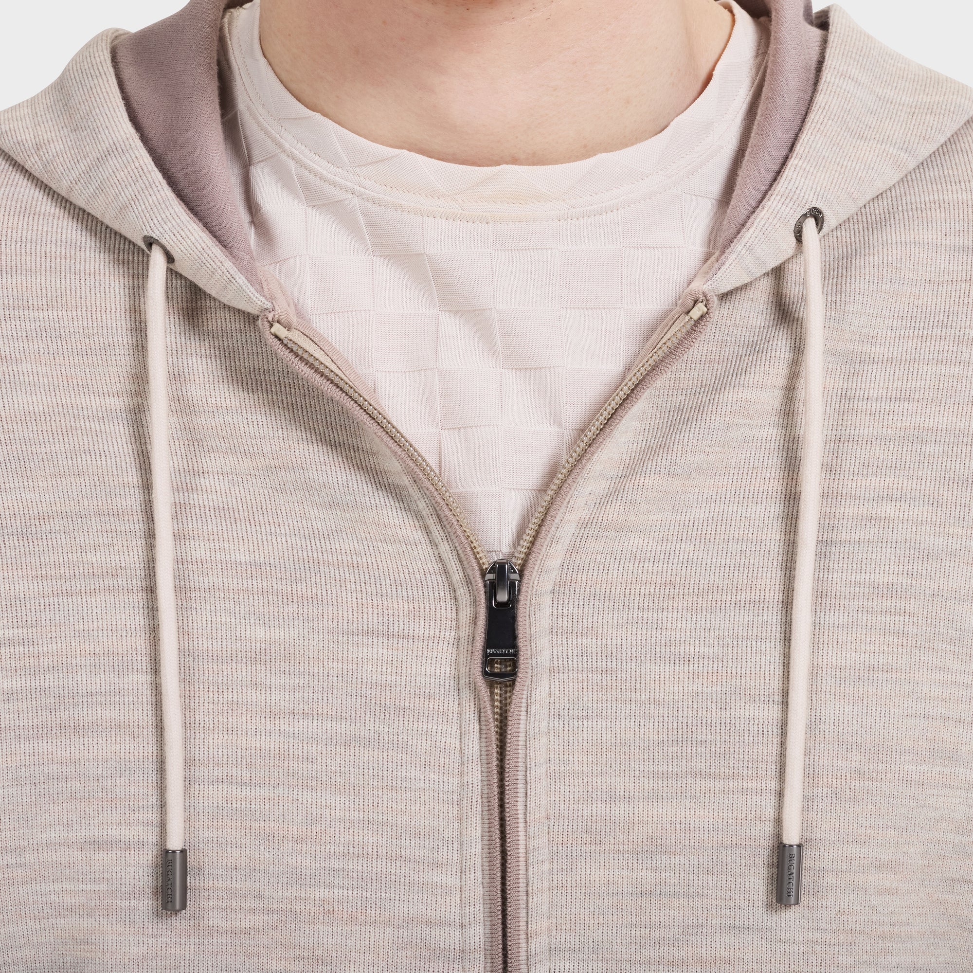 Heathered Zip Hoodie