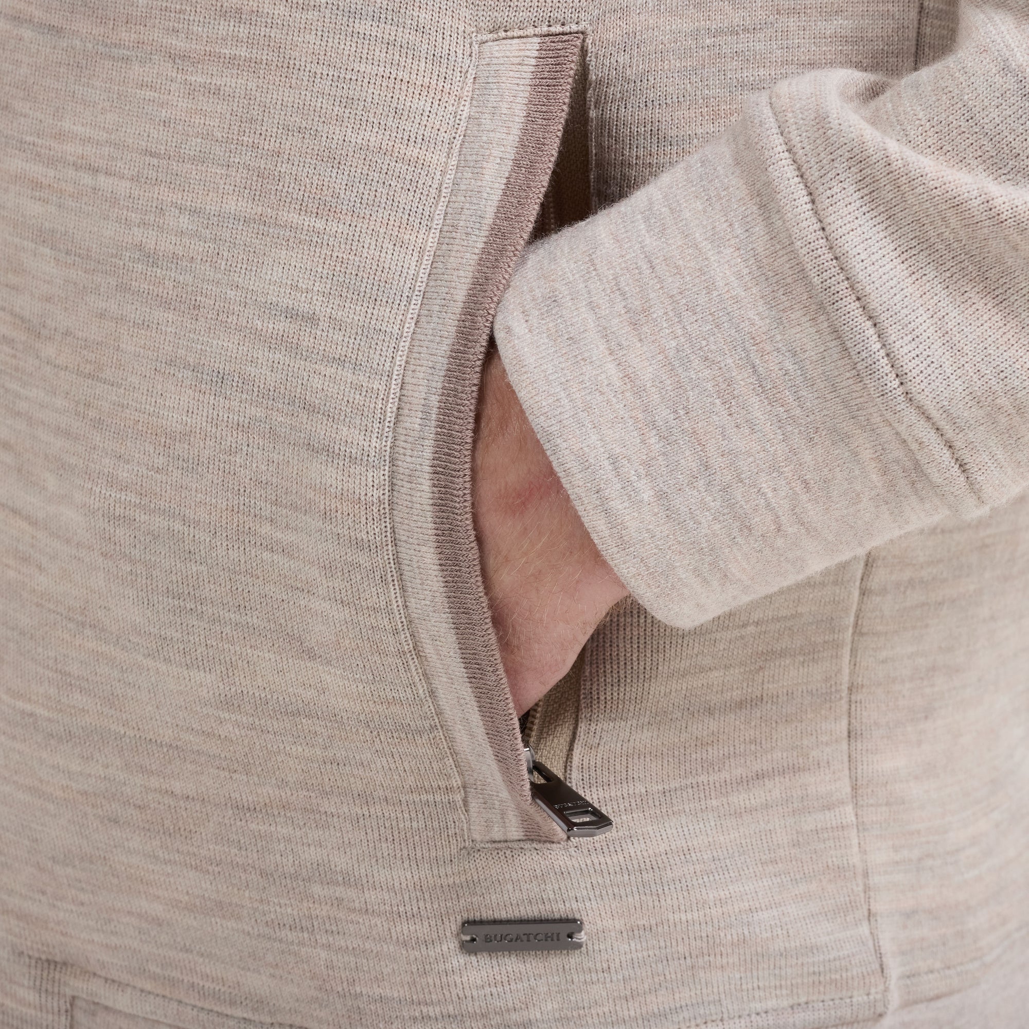 Heathered Zip Hoodie