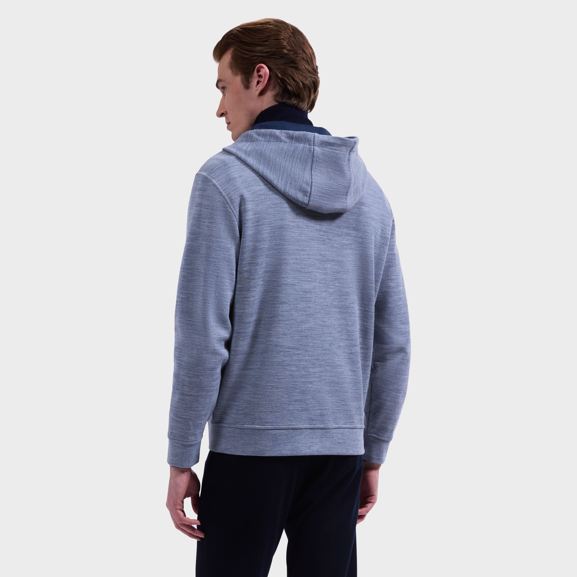 Heathered Zip Hoodie