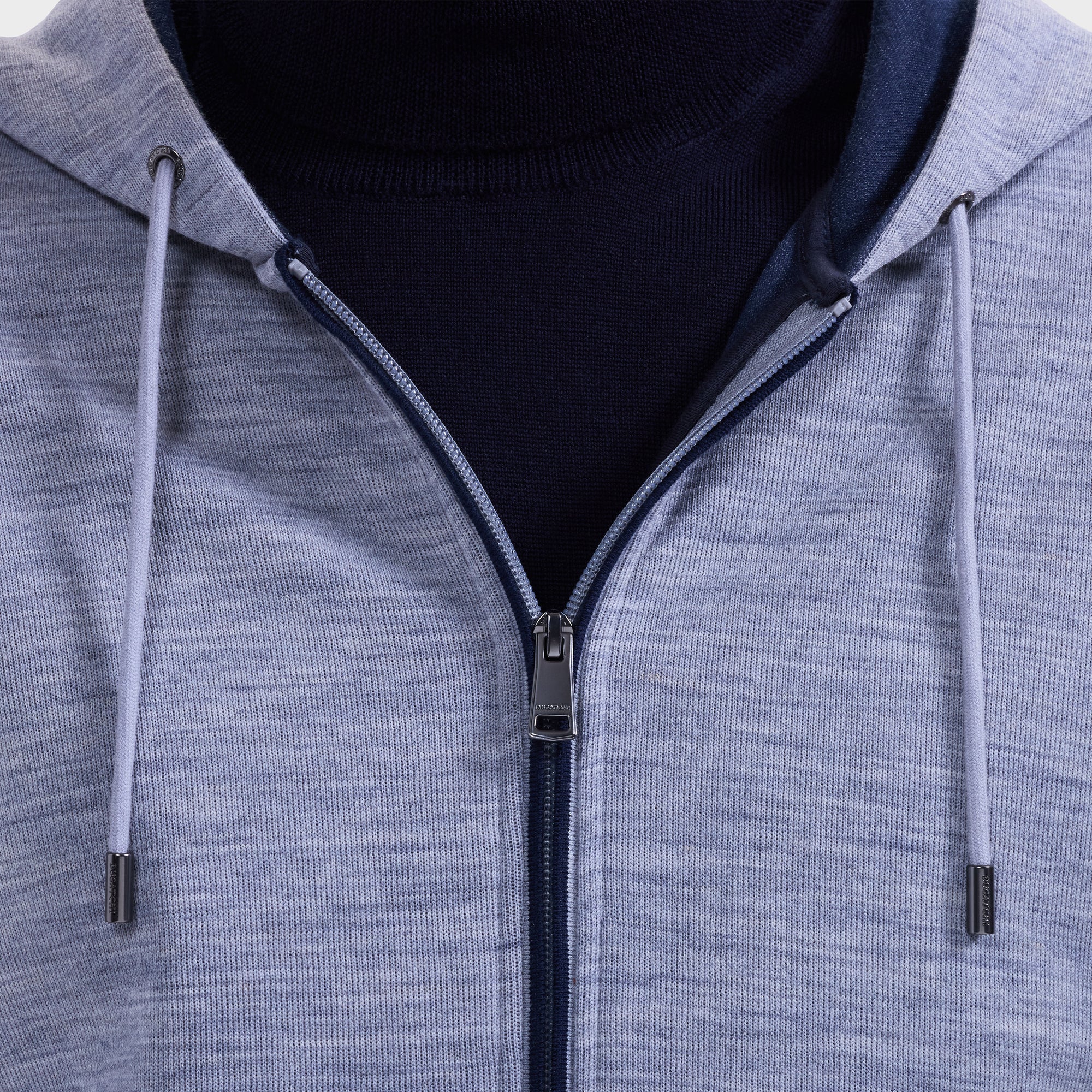 Heathered Zip Hoodie
