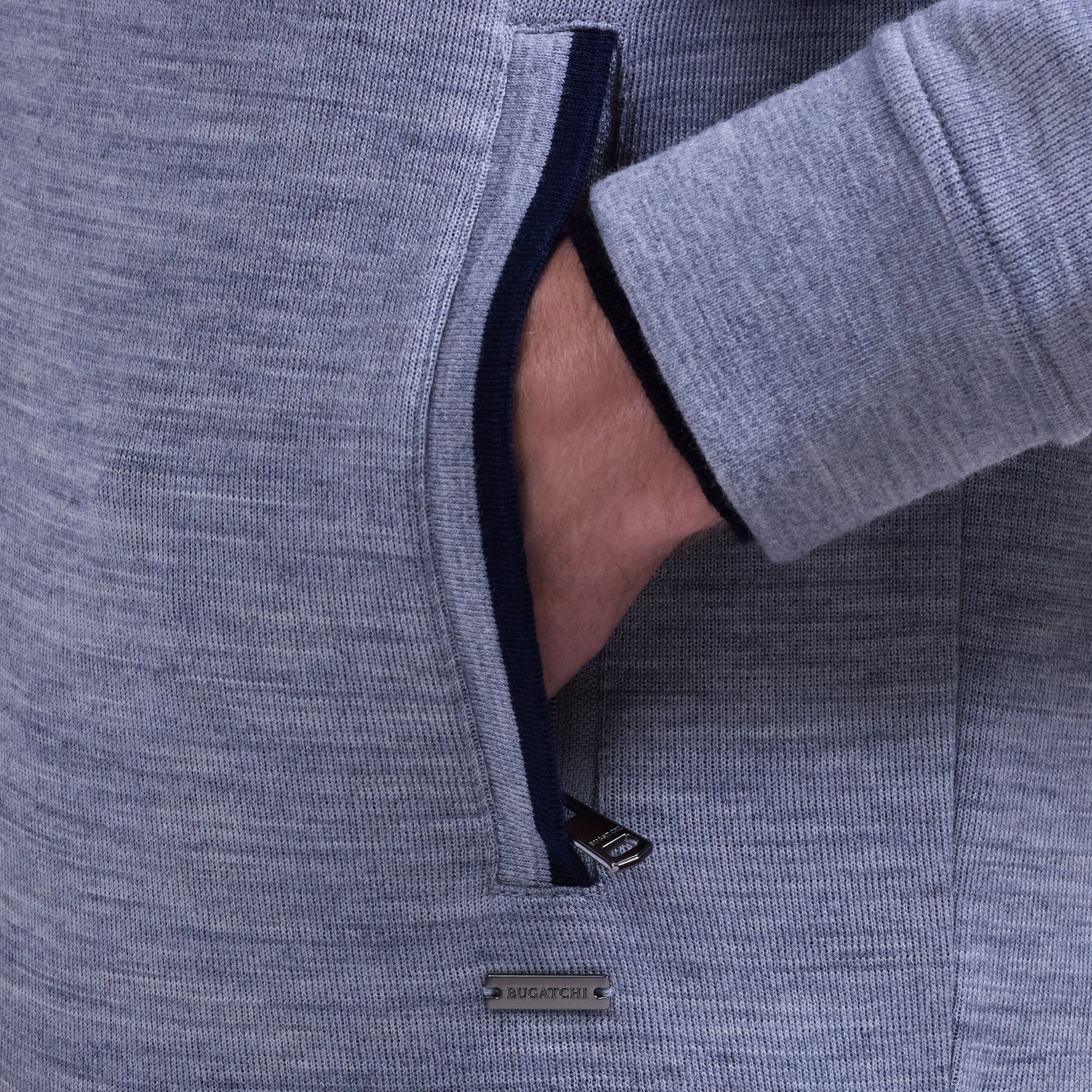 Heathered Zip Hoodie