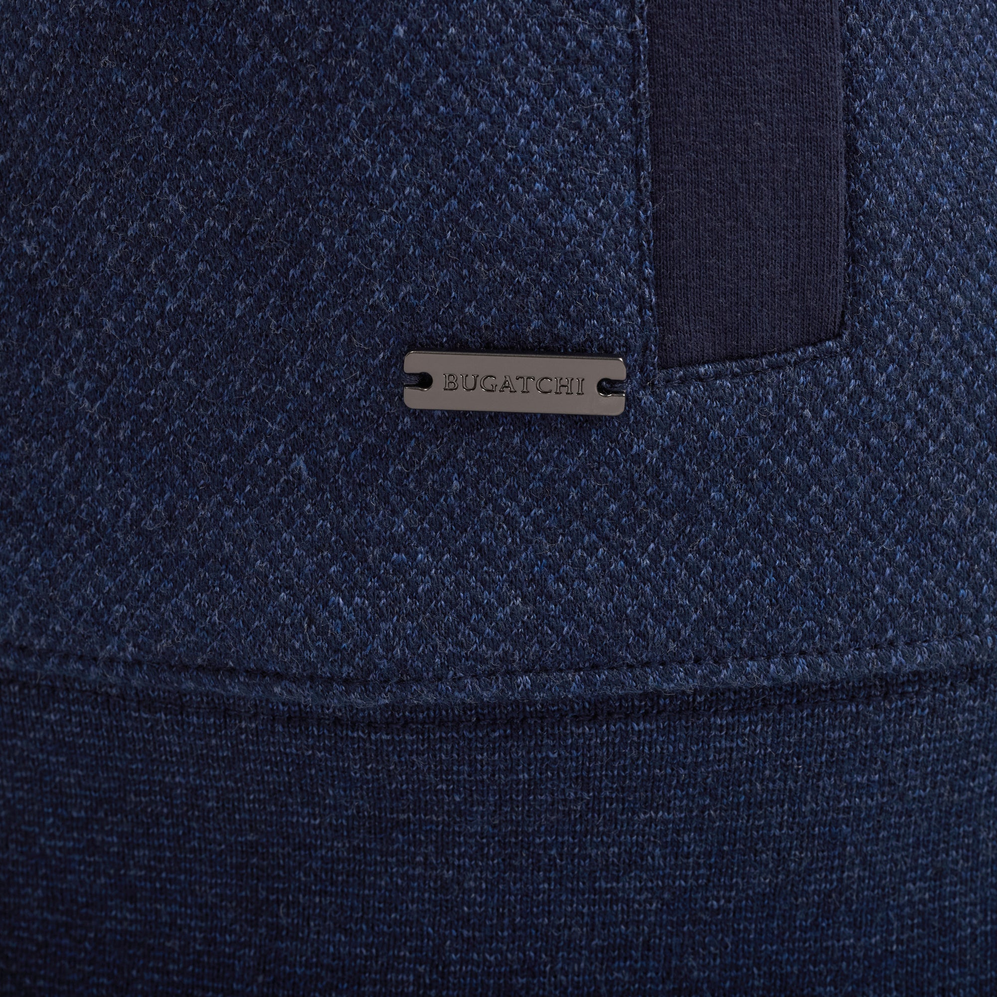 Mixed Media Quarter-Zip Pullover