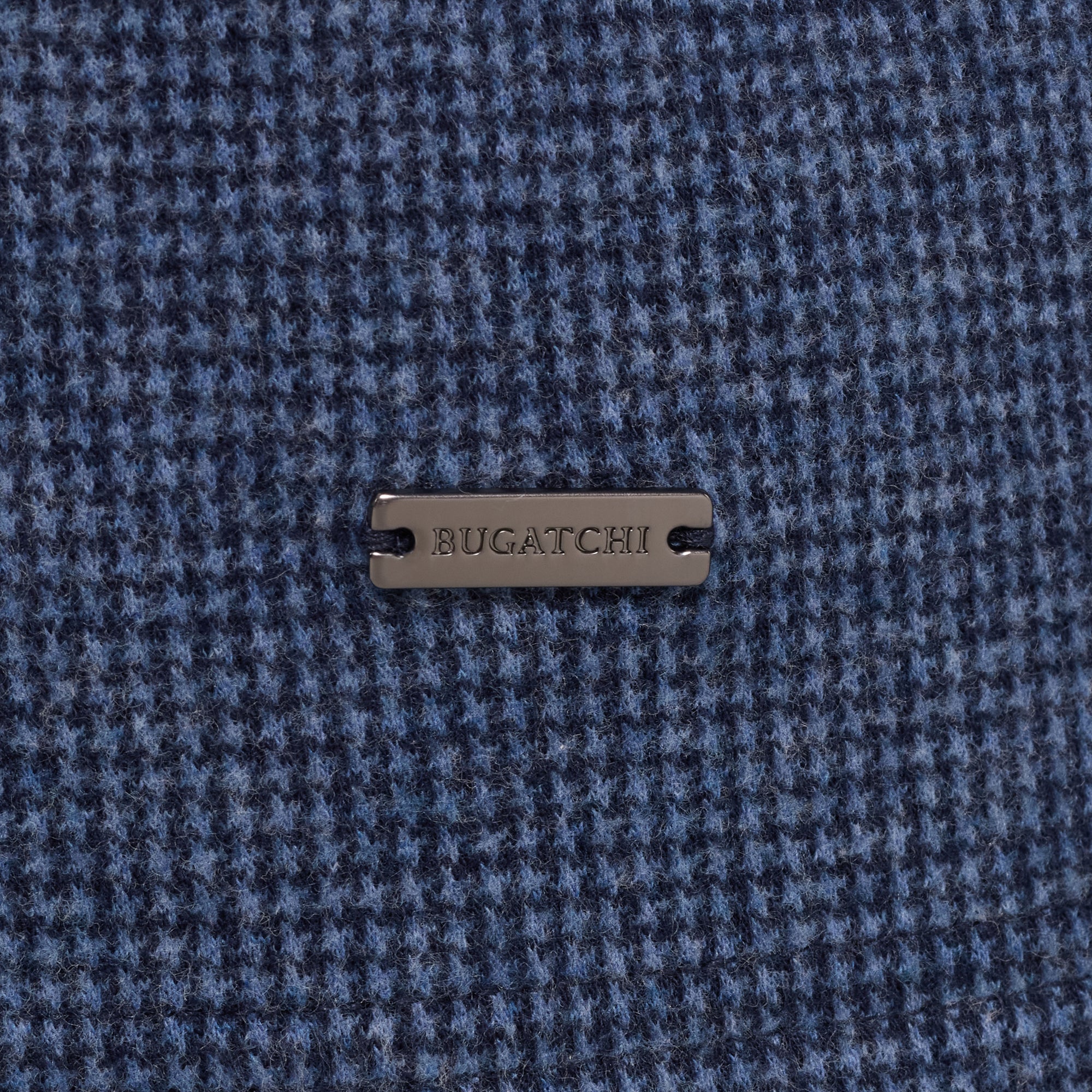 Houndstooth Quarter-Zip Pullover