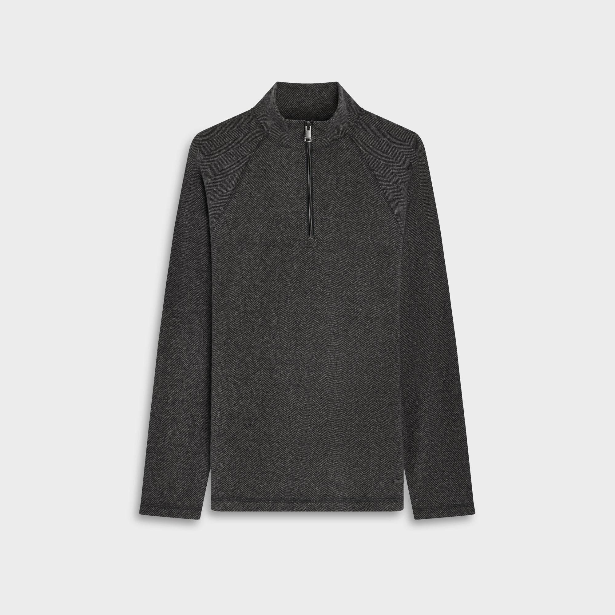 Chevron Quarter-Zip Pullover