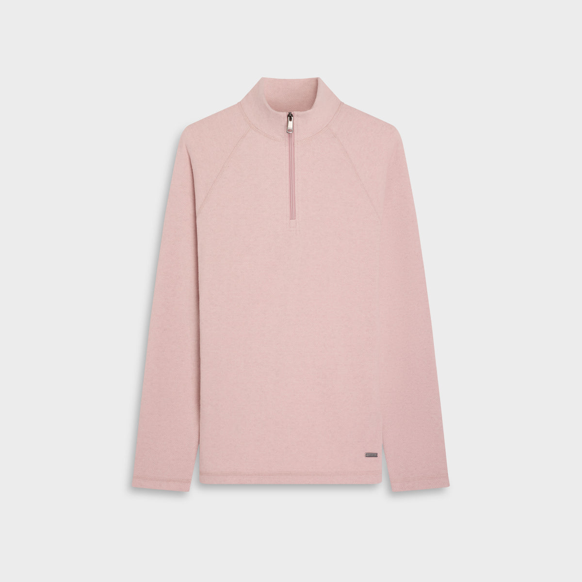 Chevron Quarter-Zip Pullover