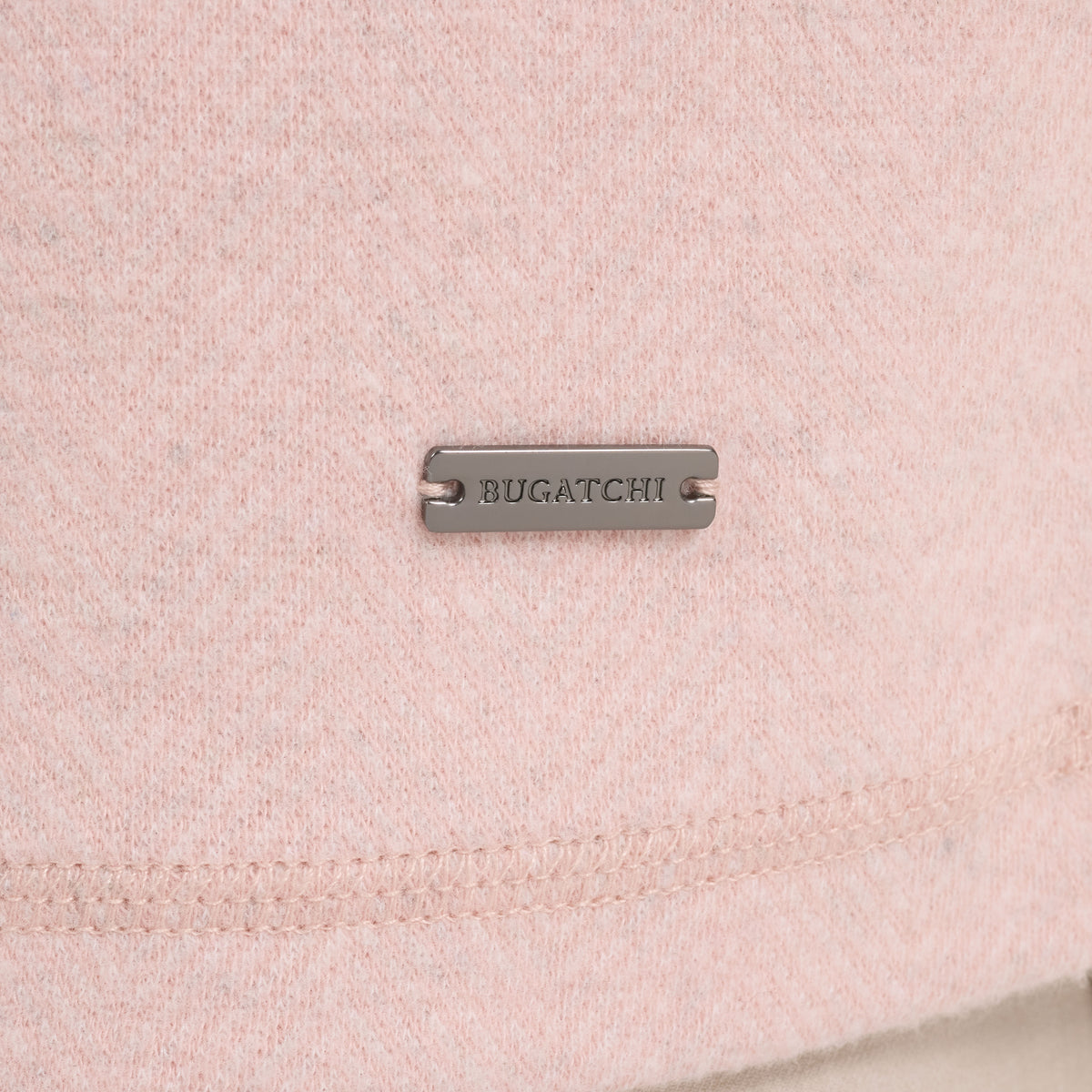 Chevron Quarter-Zip Pullover