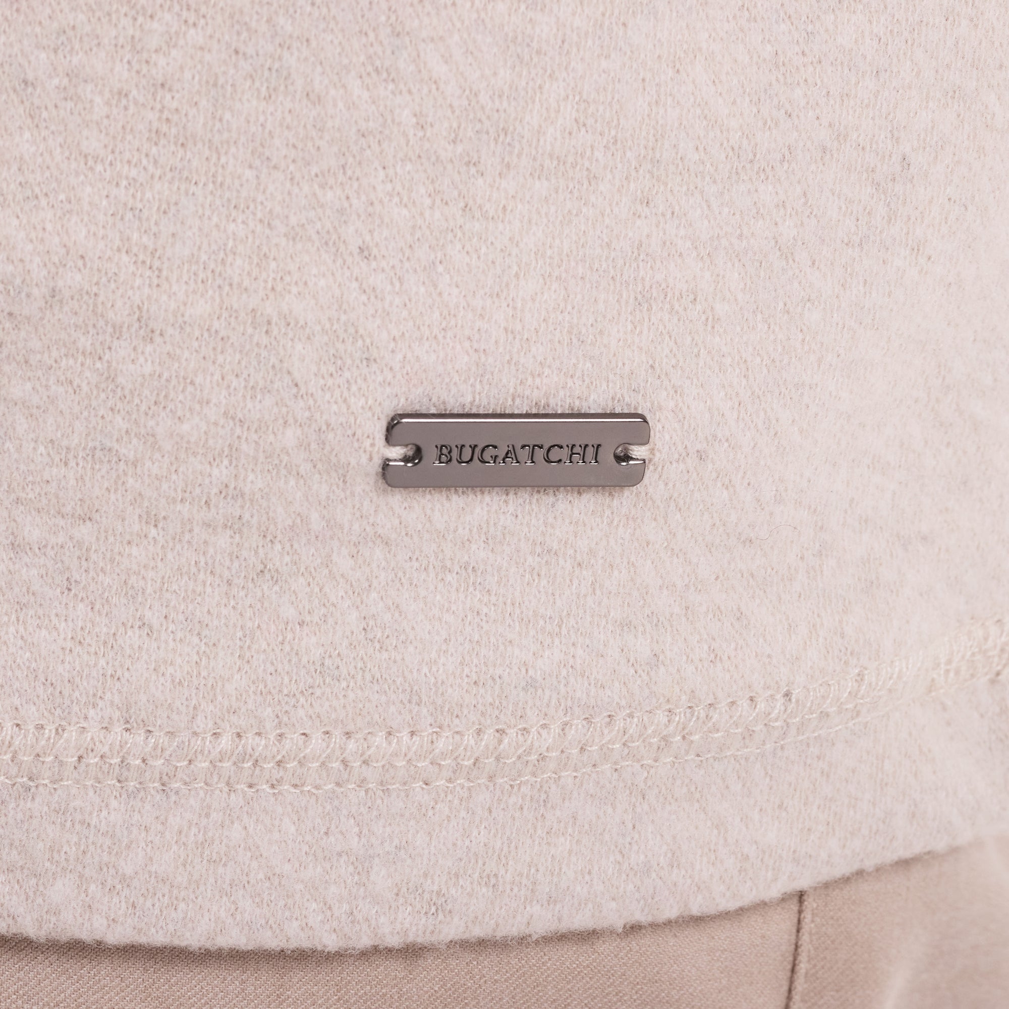 Chevron Quarter-Zip Pullover