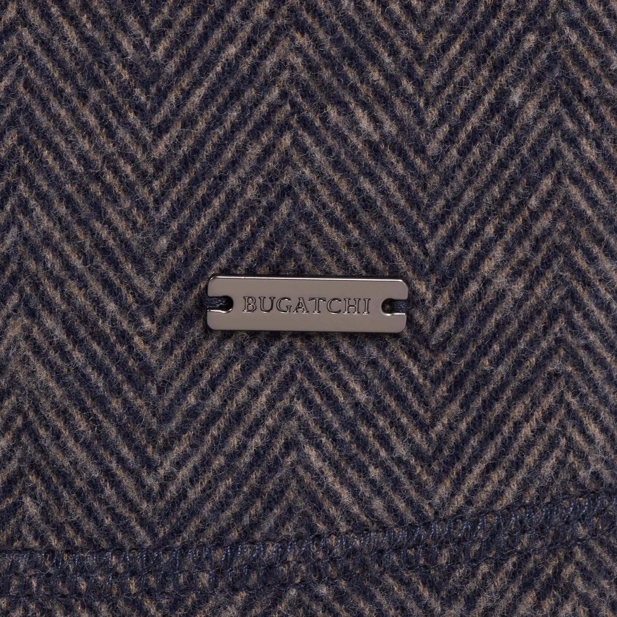 Chevron Quarter-Zip Pullover