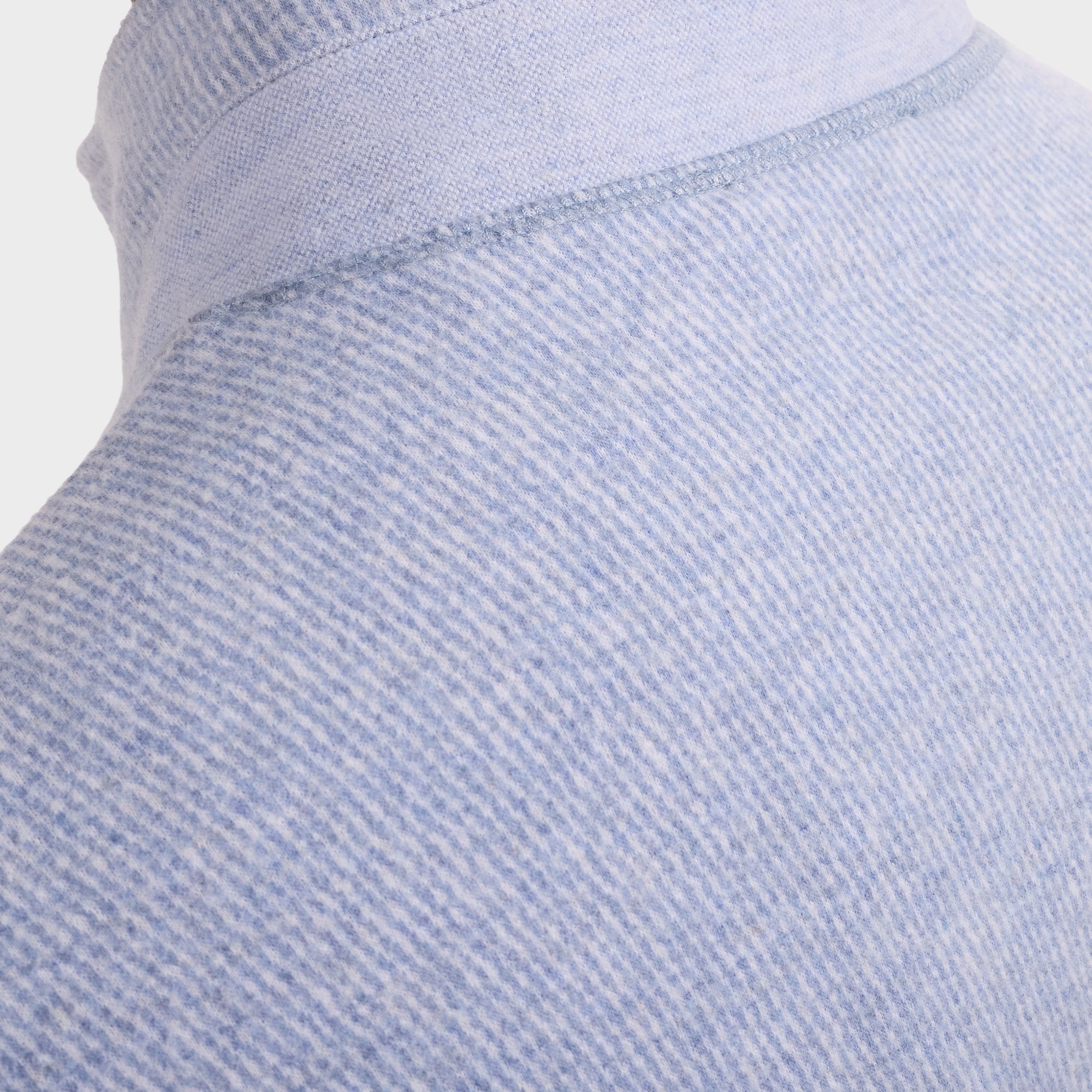 Micro Stripe Quarter-Zip Pullover
