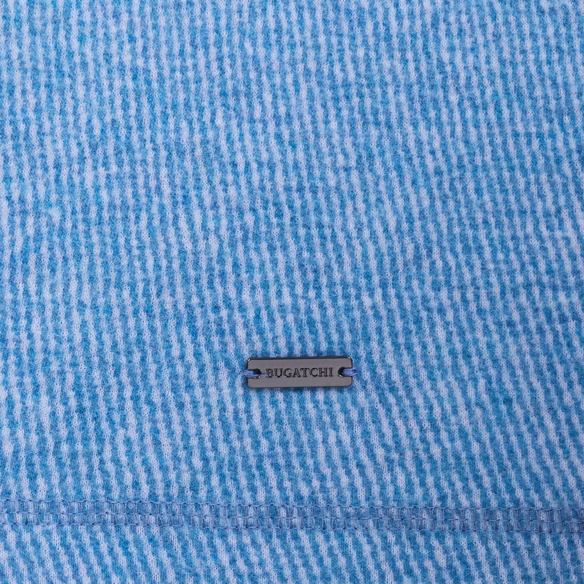 Micro Stripe Quarter-Zip Pullover