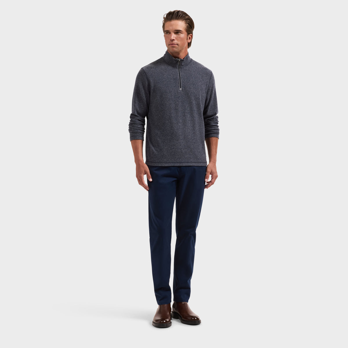 Diamond Quarter-Zip Pullover