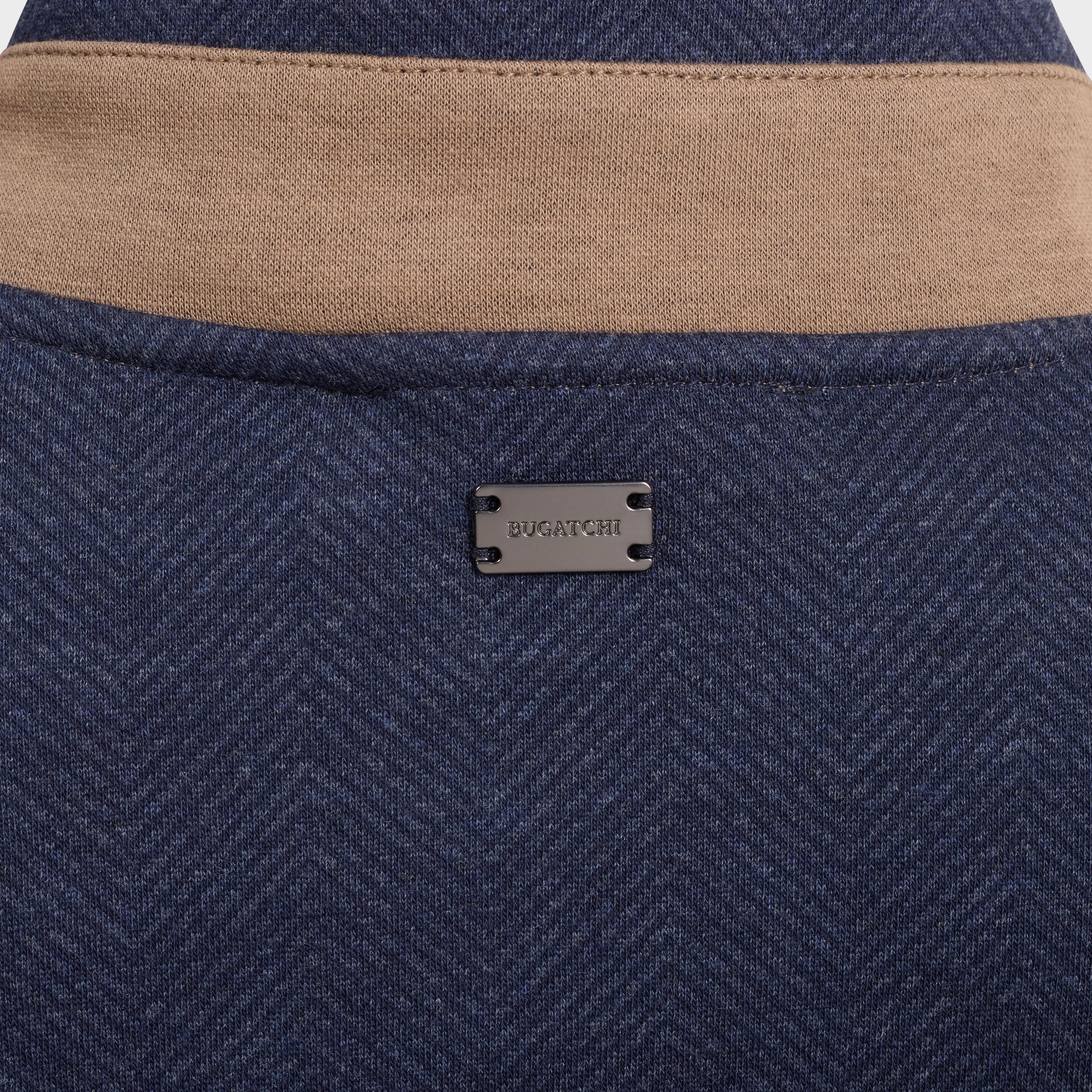 Chevron Knit Zip Vest