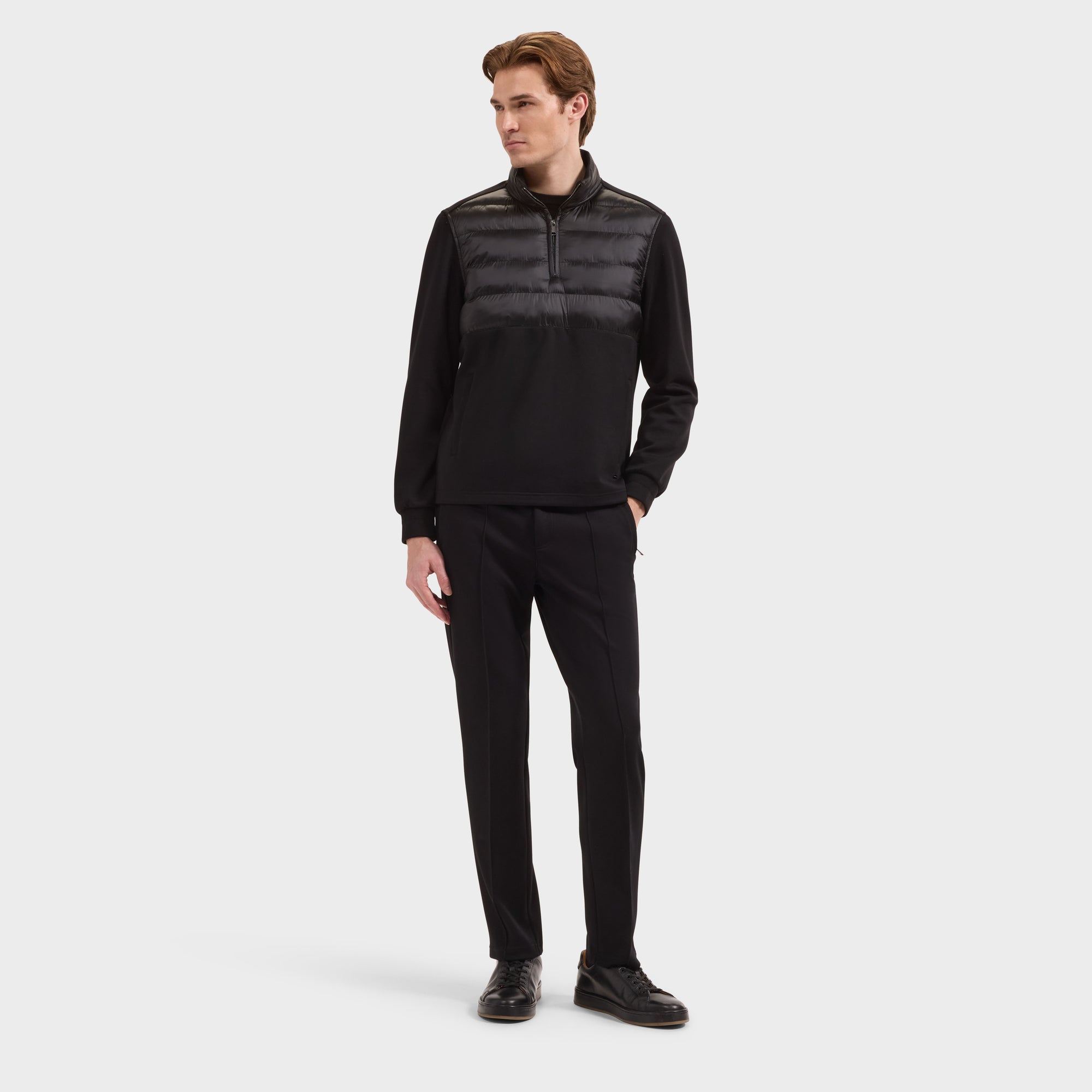 Soft Touch Quilted Performance Quarter-Zip Pullover