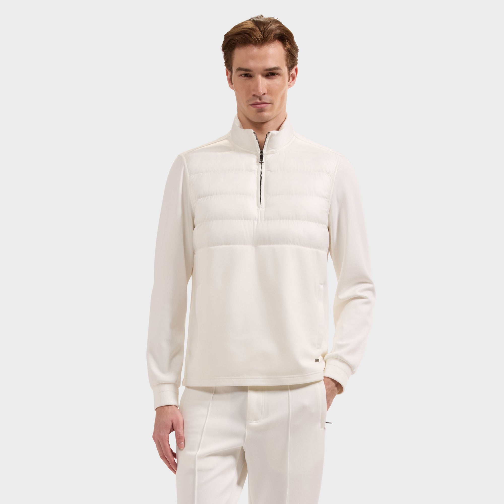 Soft Touch Quilted Performance Quarter-Zip Pullover