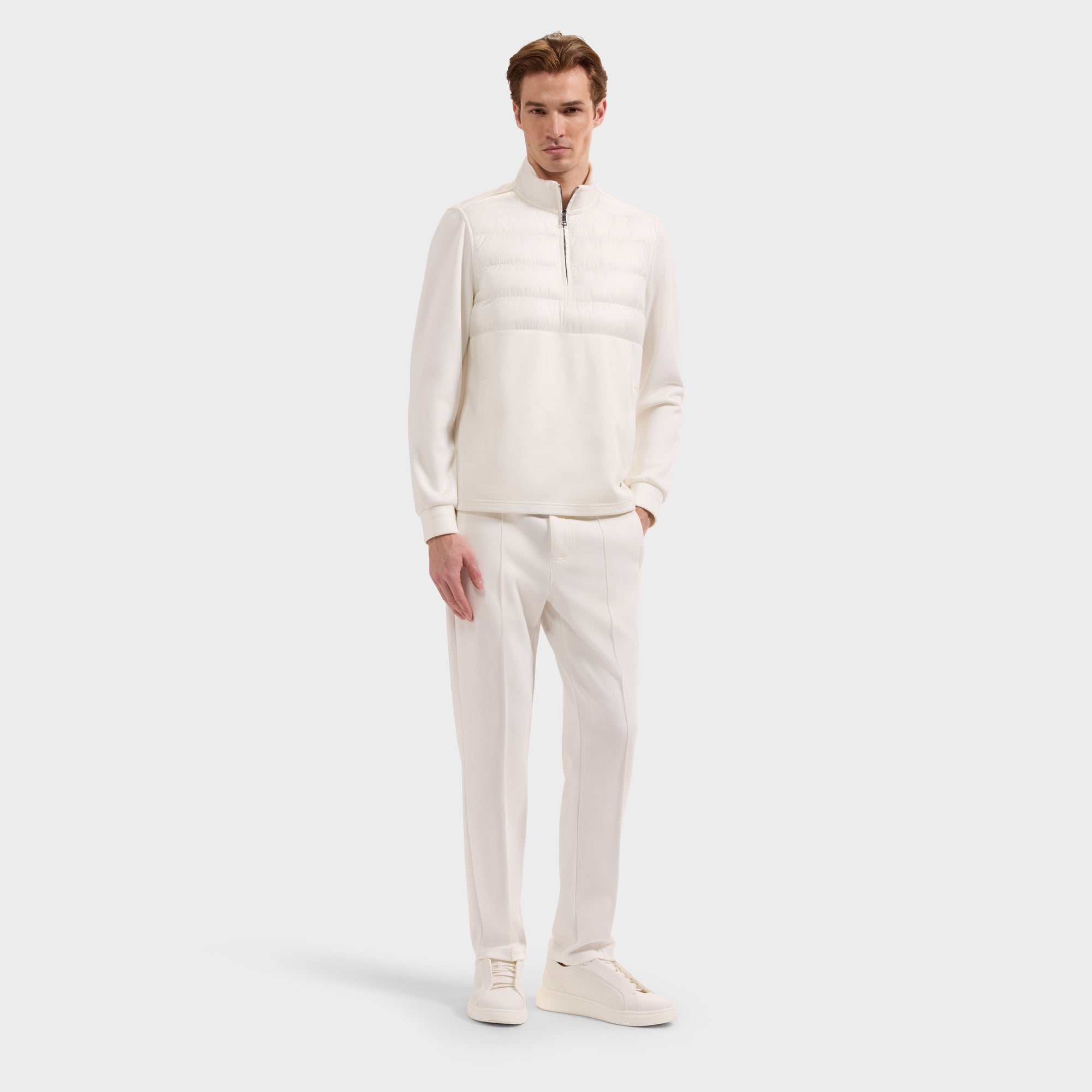 Soft Touch Quilted Performance Quarter-Zip Pullover