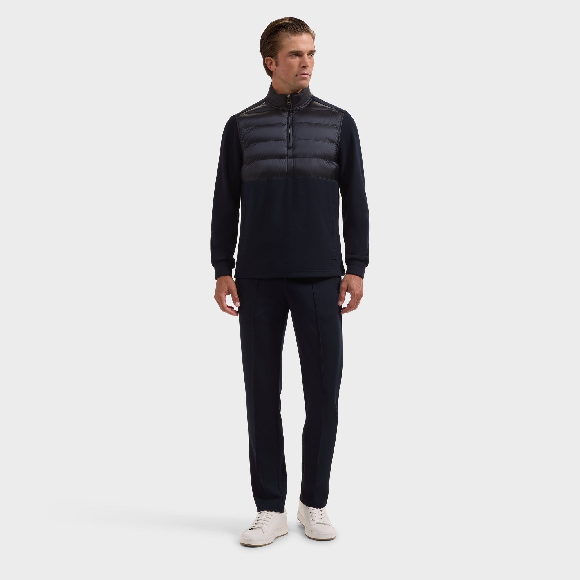 Soft Touch Quilted Performance Quarter-Zip Pullover