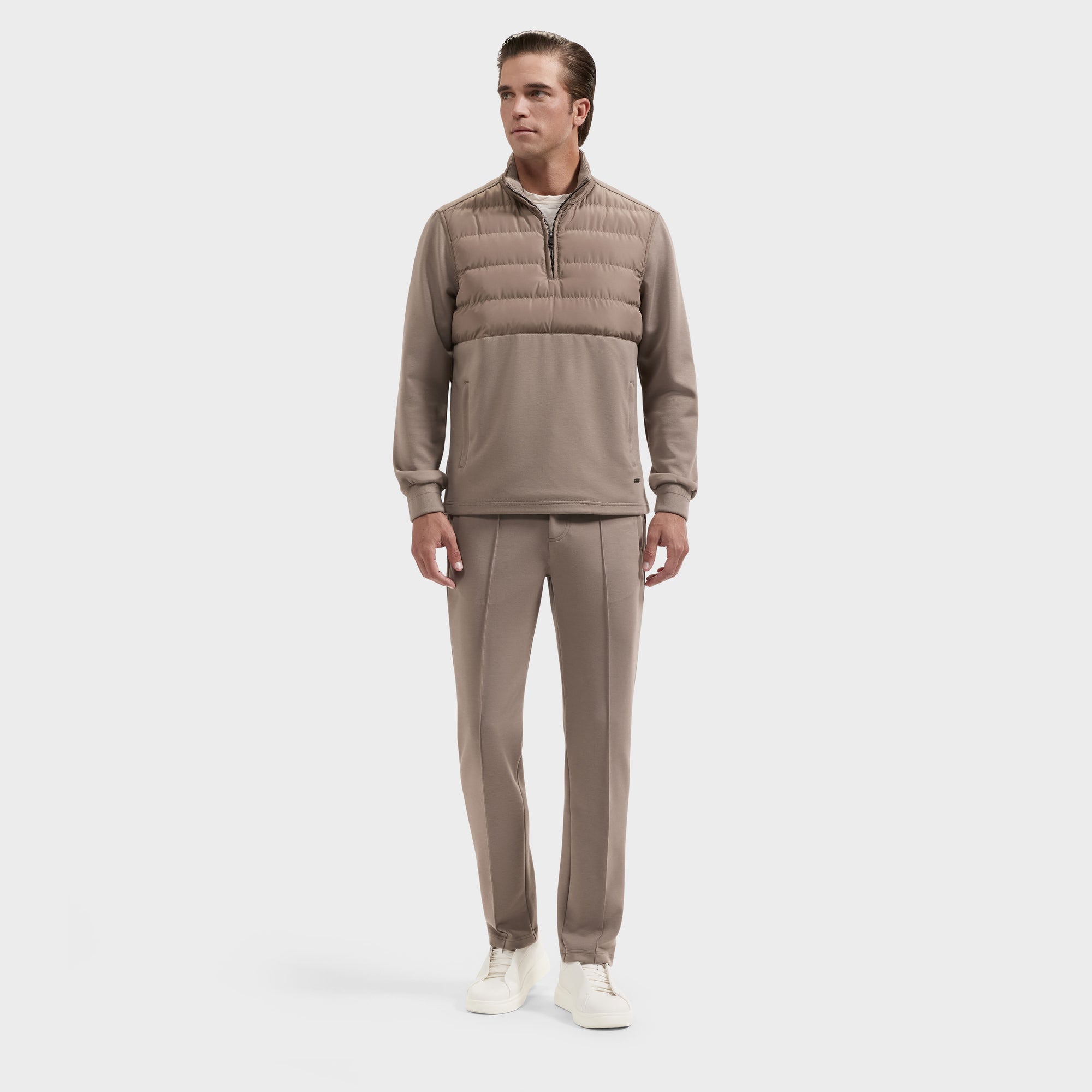Soft Touch Quilted Performance Quarter-Zip Pullover