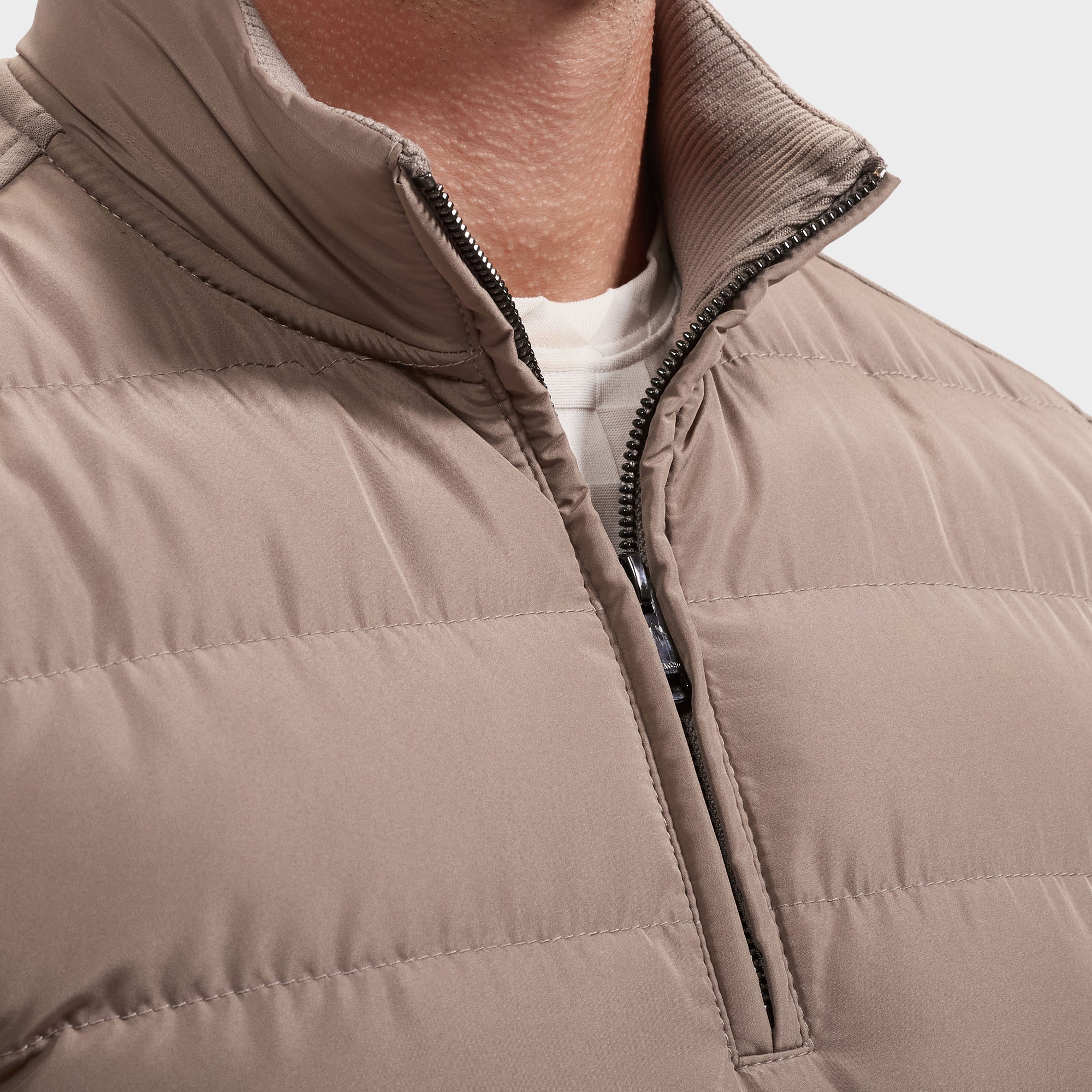Soft Touch Quilted Performance Quarter-Zip Pullover
