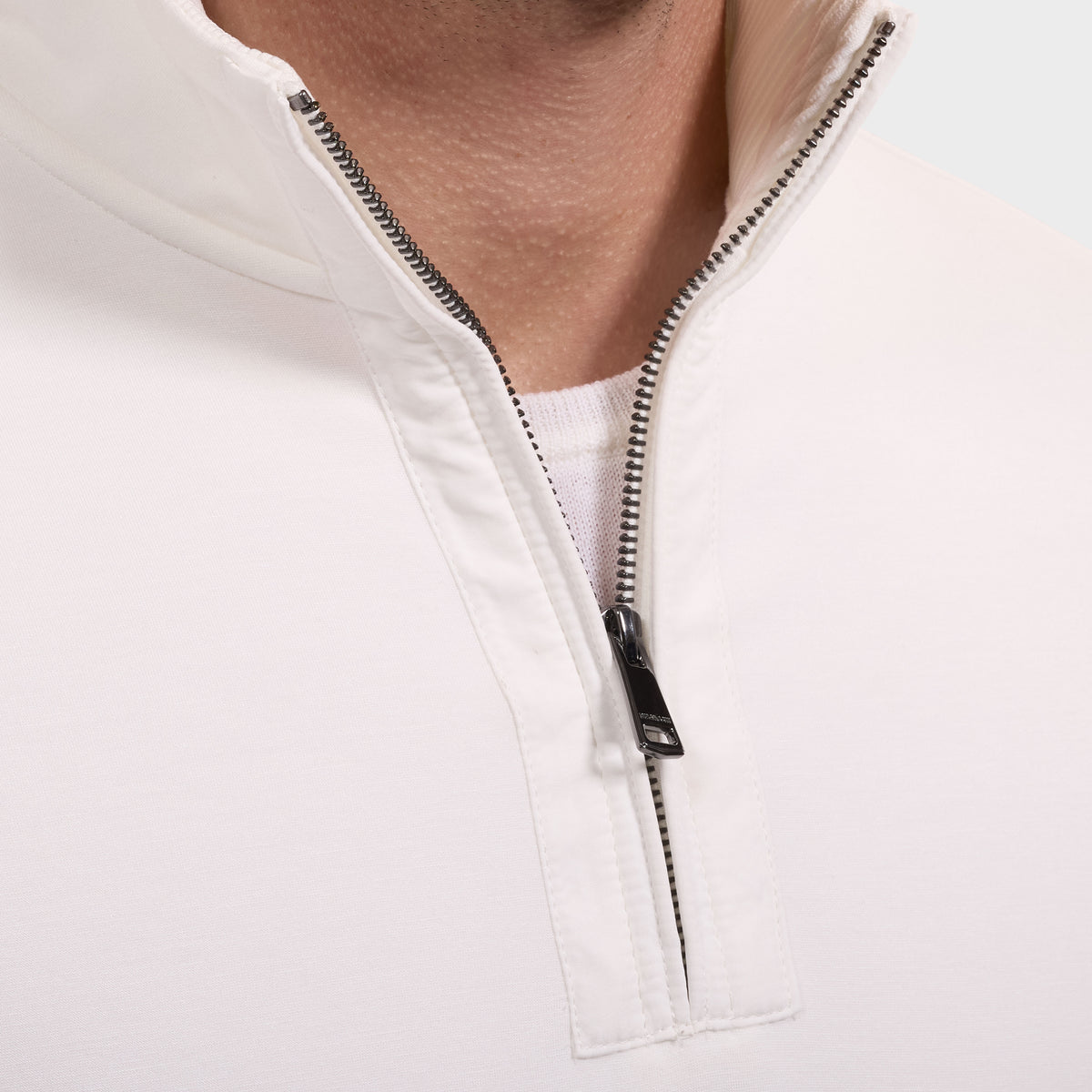 Soft Touch Solid Quarter-Zip Pullover