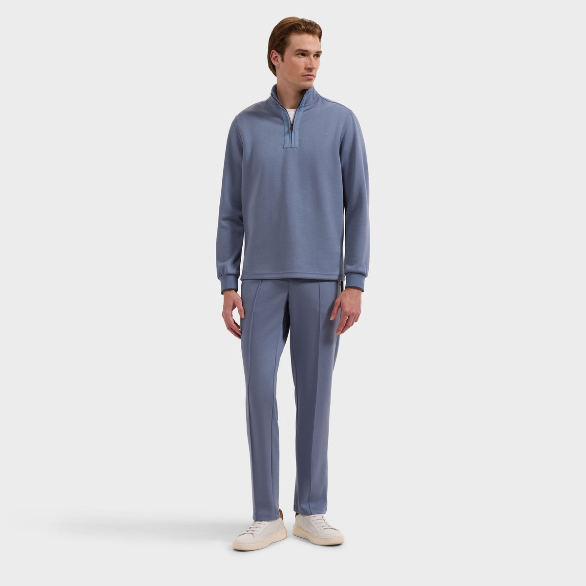 Soft Touch Solid Quarter-Zip Pullover