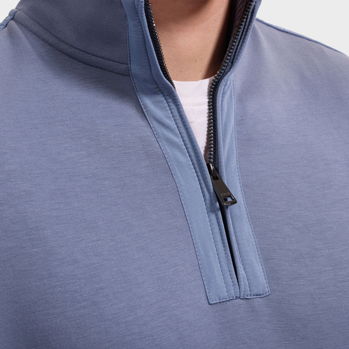 Soft Touch Solid Quarter-Zip Pullover