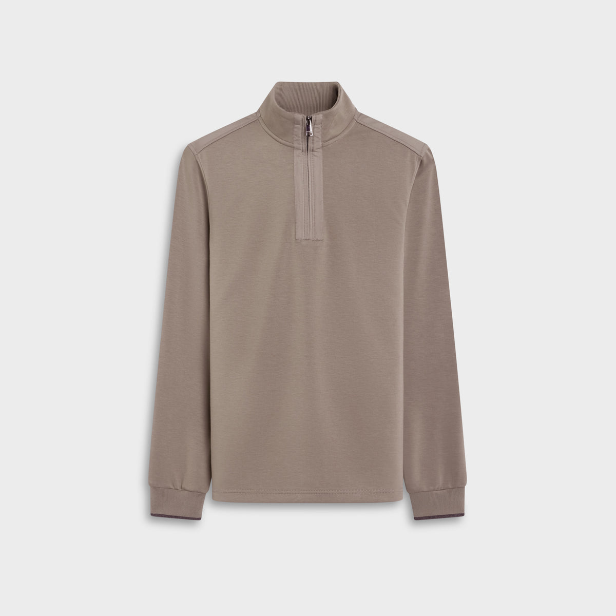 Soft Touch Solid Quarter-Zip Pullover