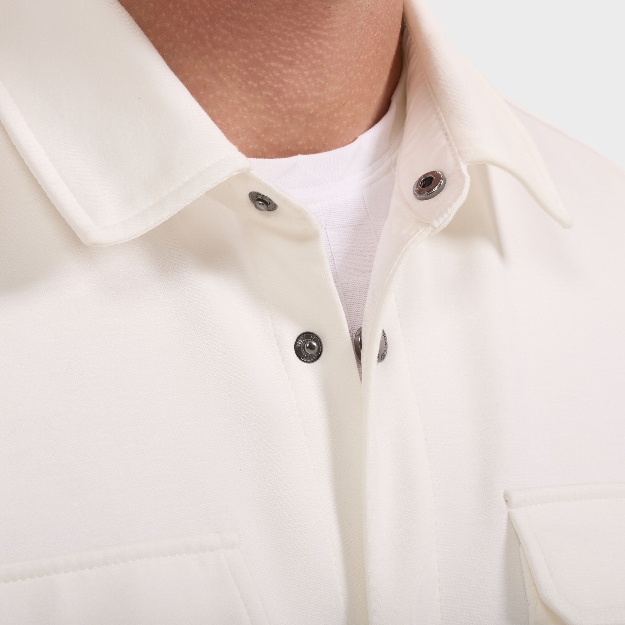 Soft Touch Knit Shirt Jacket