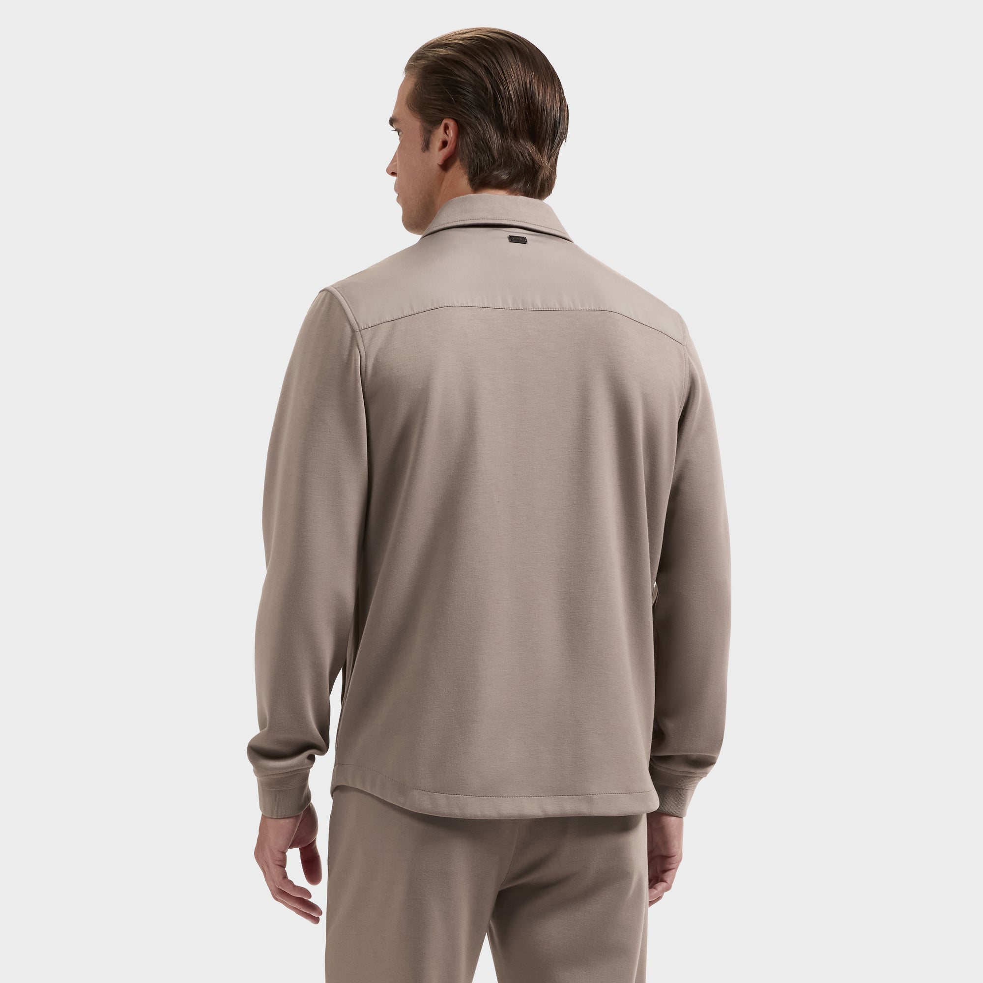 Soft Touch Knit Shirt Jacket