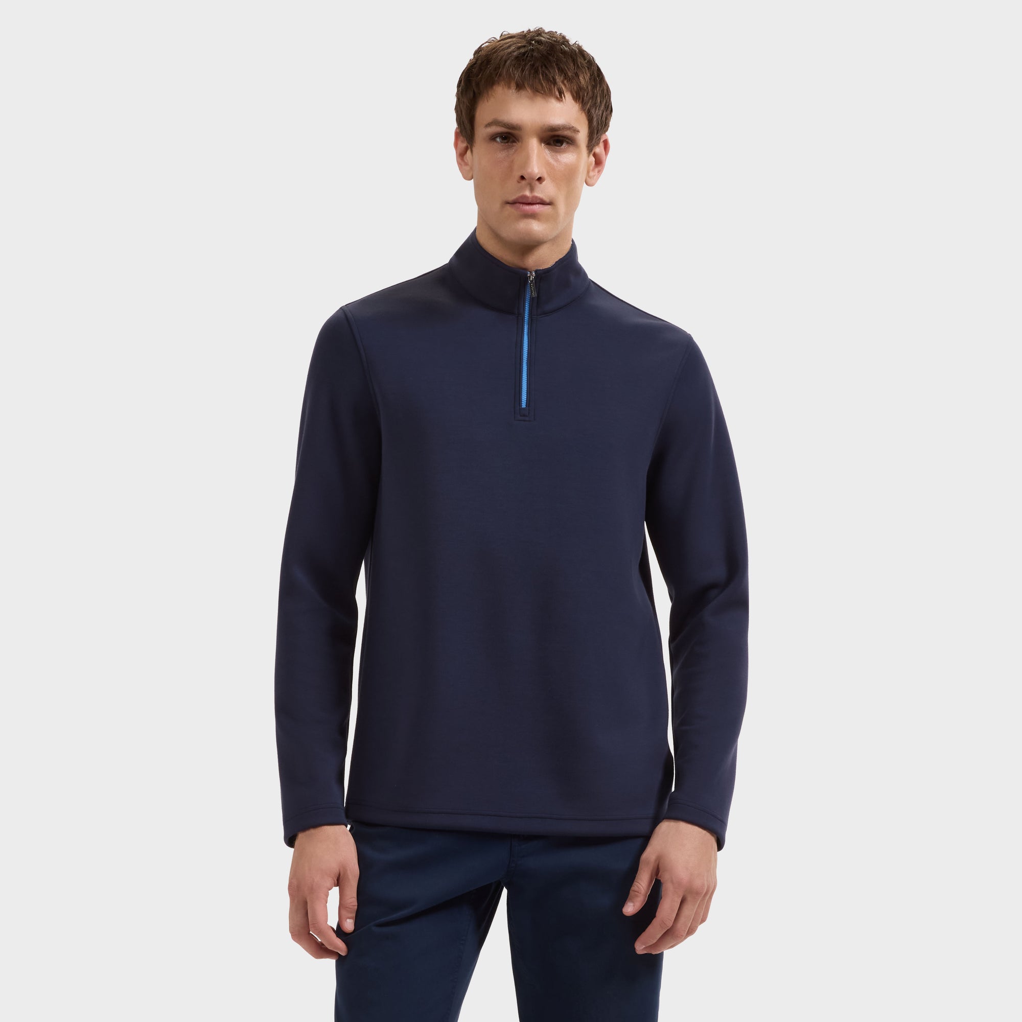Soft Touch Solid Quarter-Zip Pullover