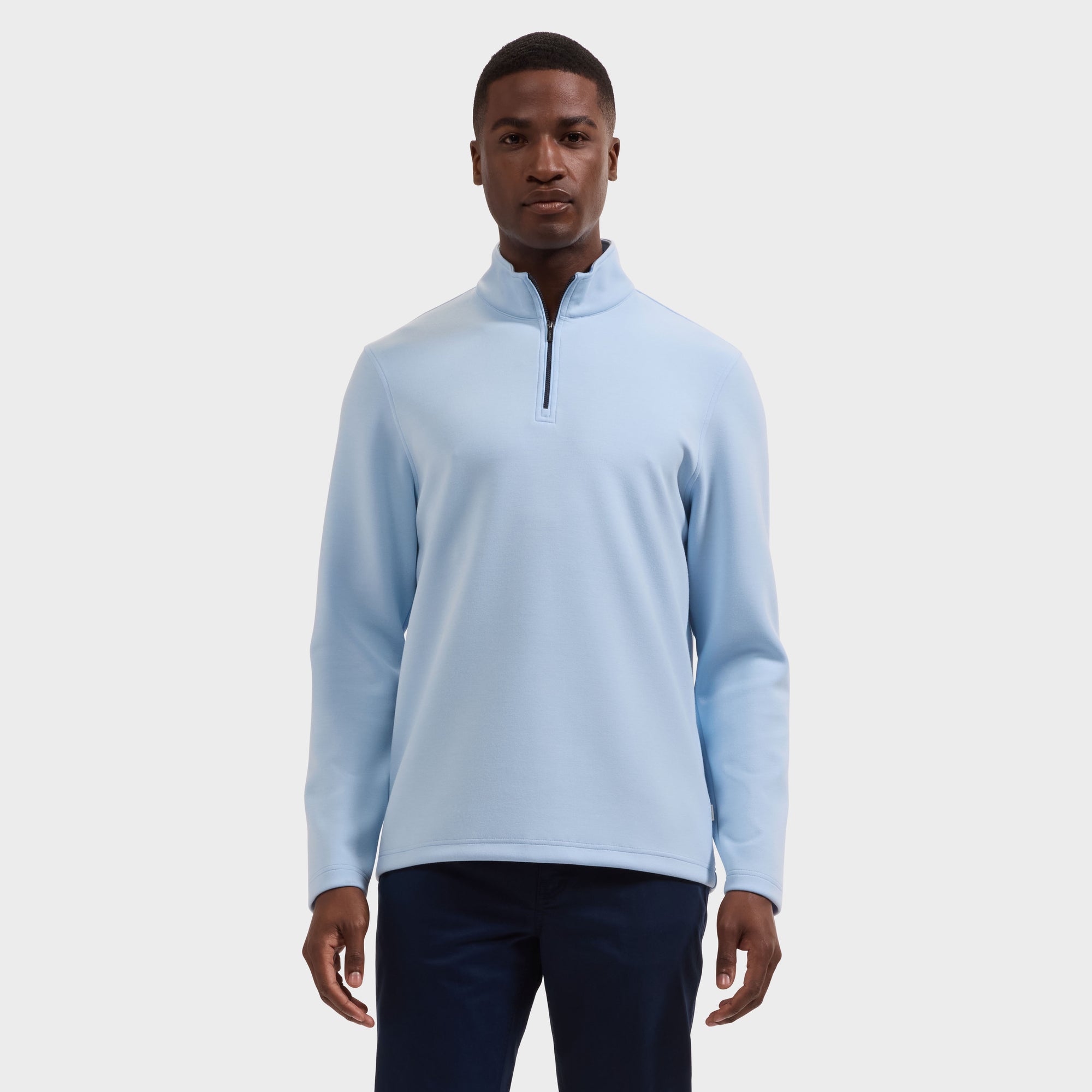 Soft Touch Solid Quarter-Zip Pullover