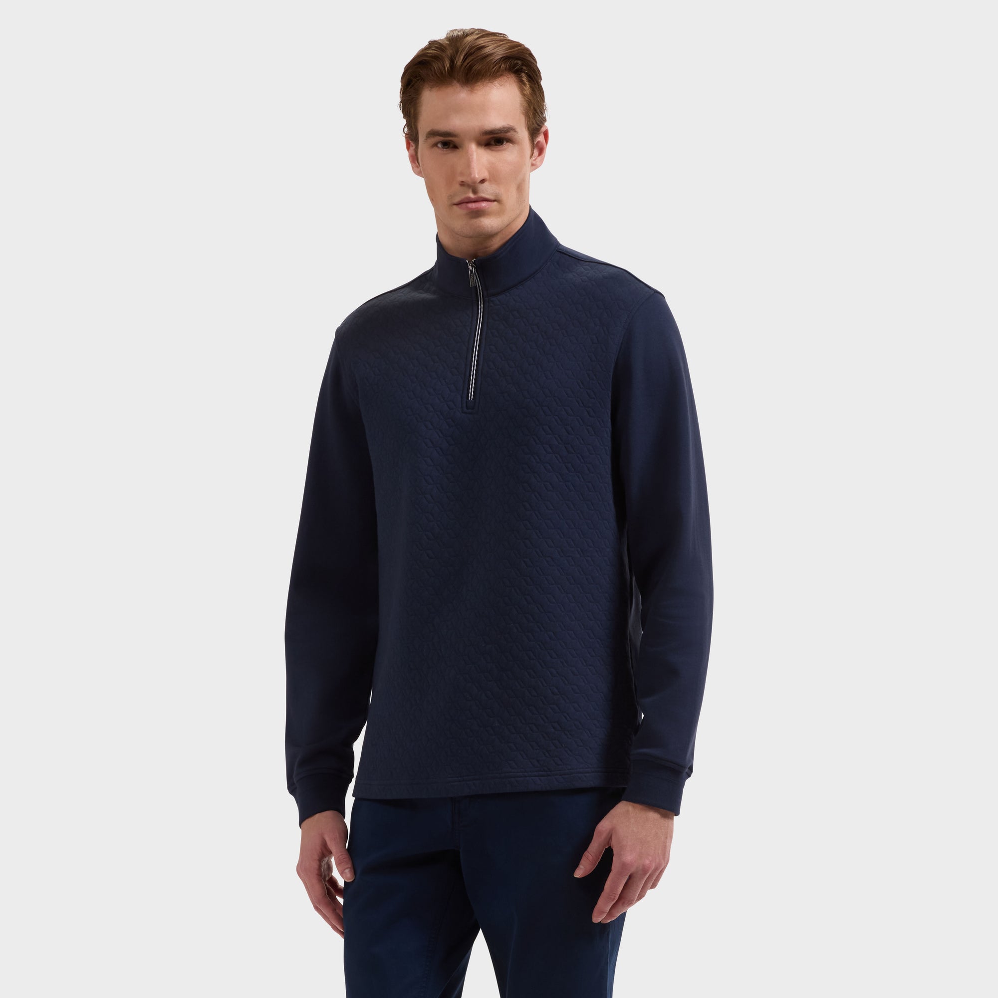 Diamond Quarter-Zip Pullover