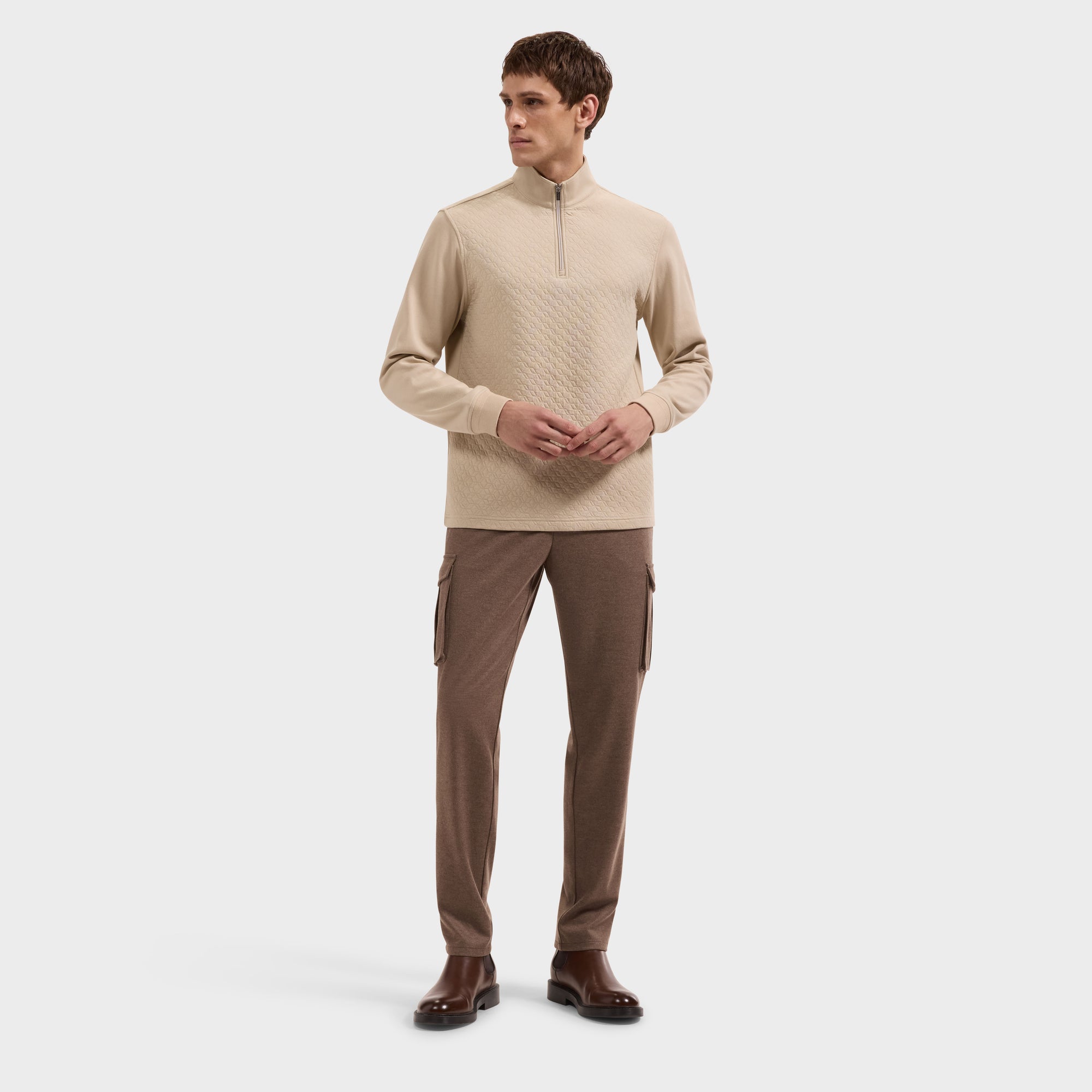 Diamond Quarter-Zip Pullover