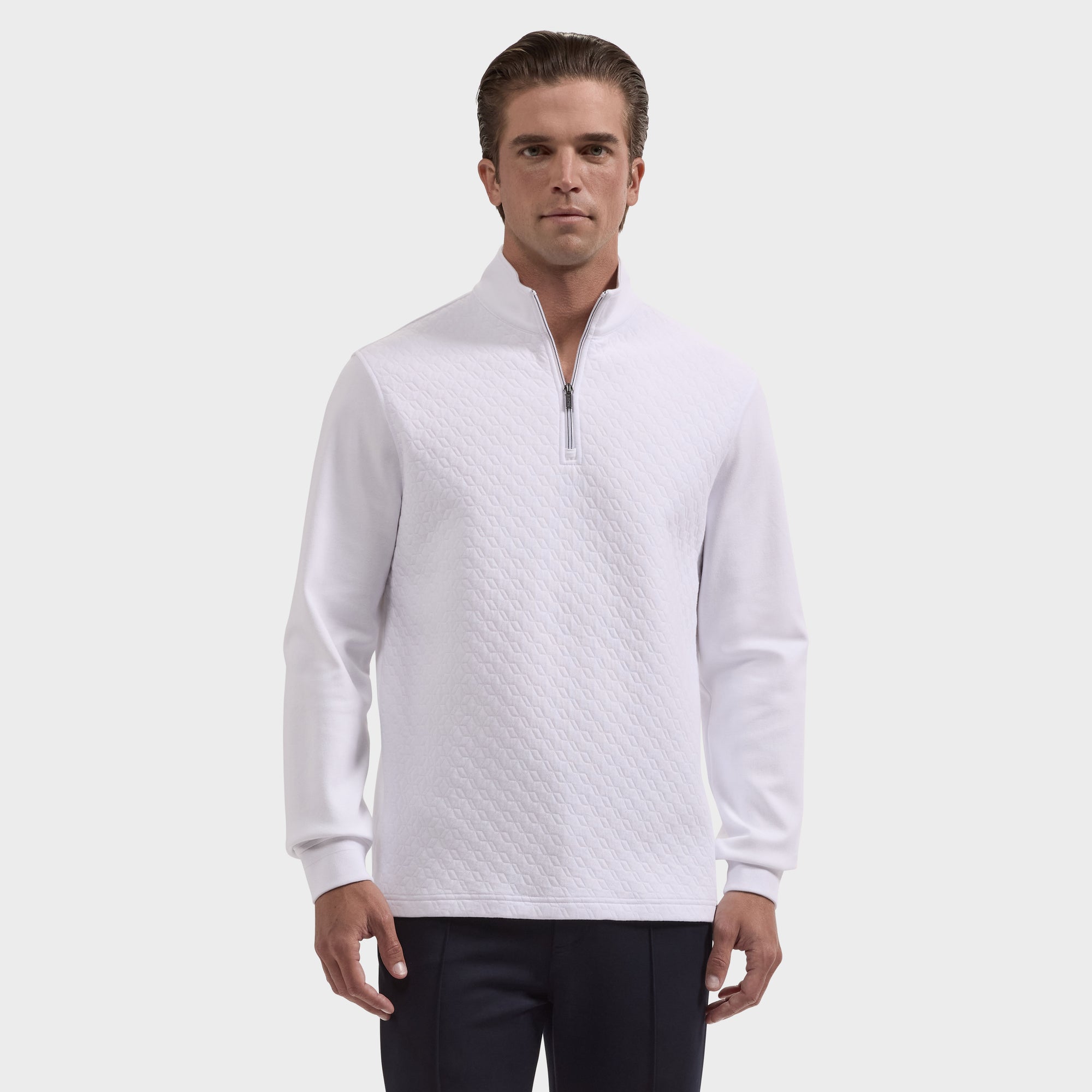Diamond Quarter-Zip Pullover