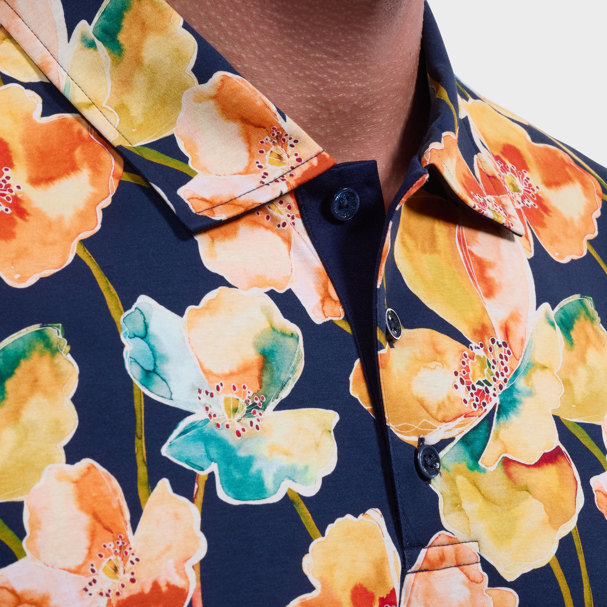 Hendrix Floral Polo Shirt