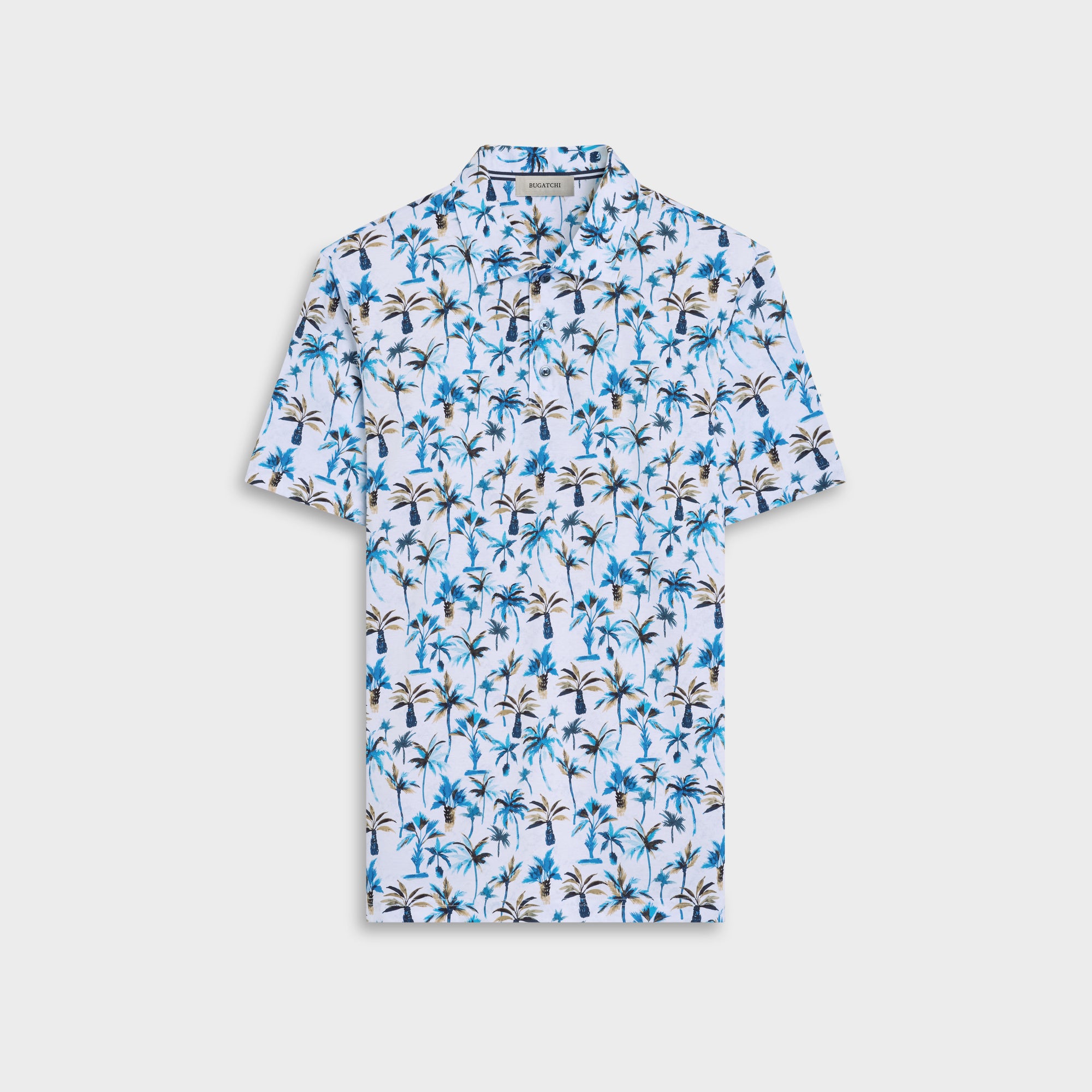 Hendrix Palm Print Polo Shirt