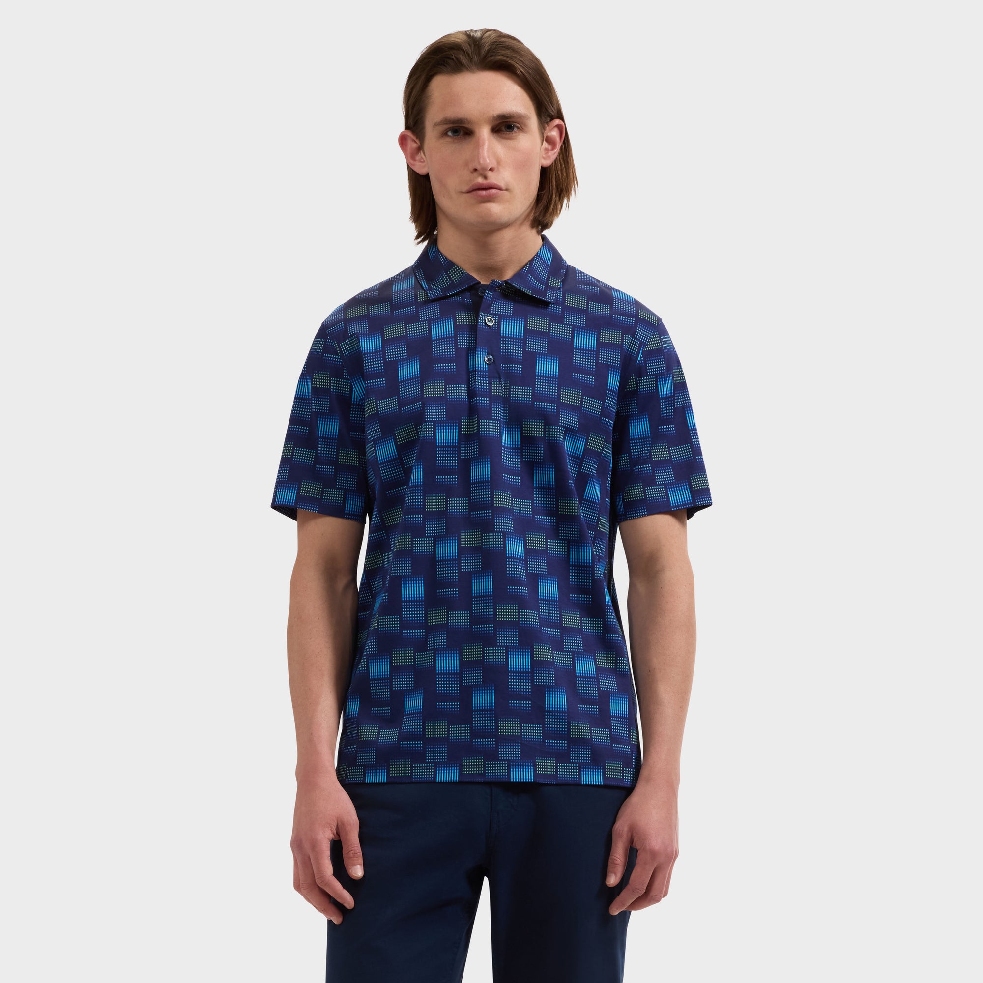 Hendrix Geometric Polo Shirt