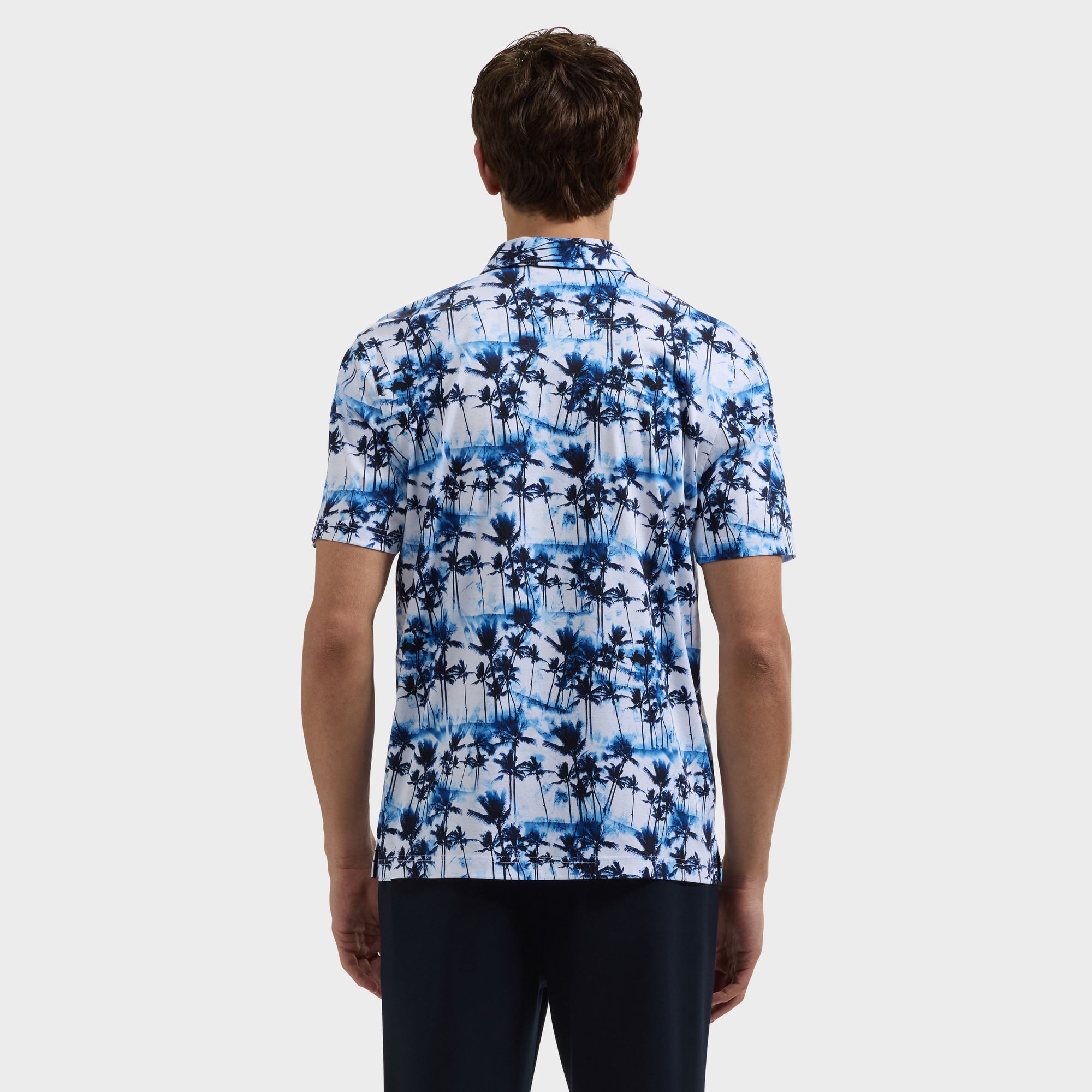 Hendrix Palm Print Polo Shirt