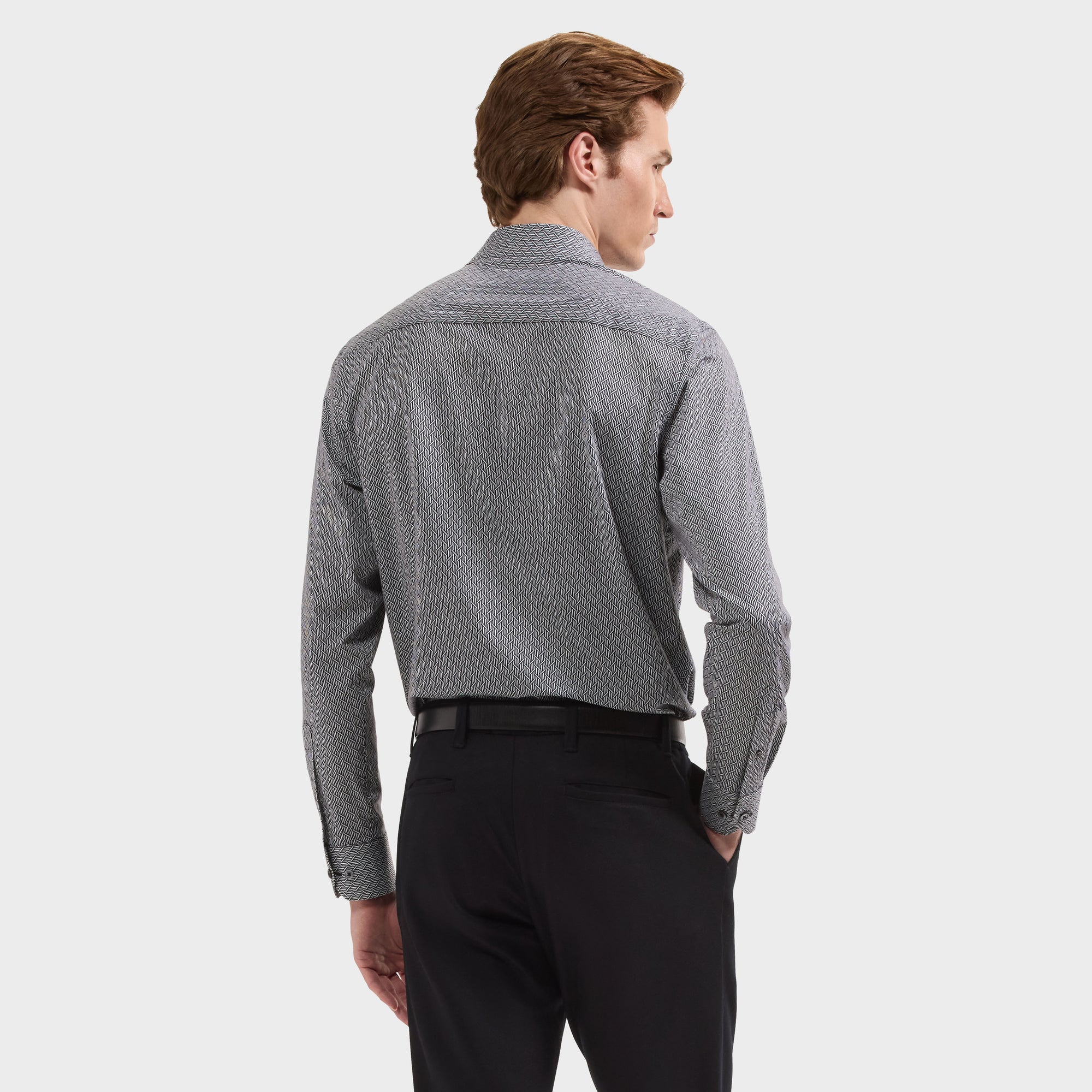 James OoohCotton Basketweave Shirt