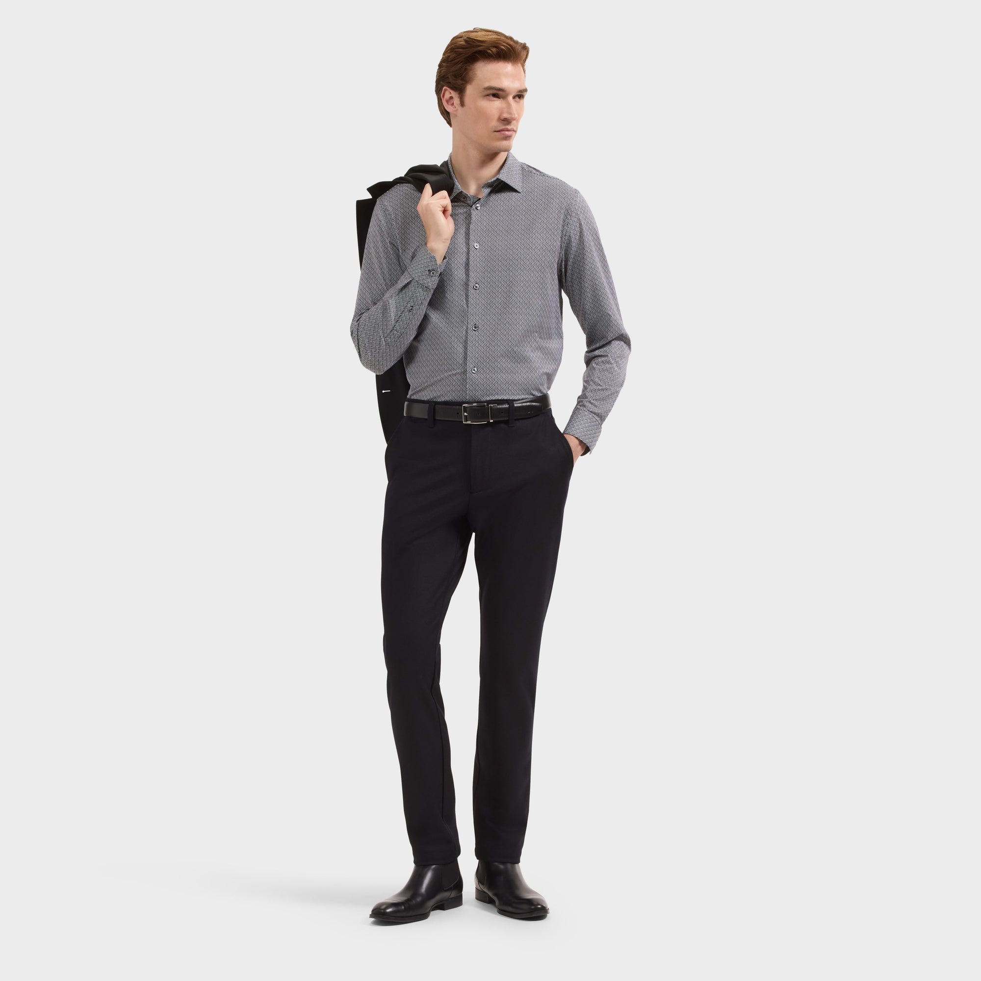 James OoohCotton Basketweave Shirt