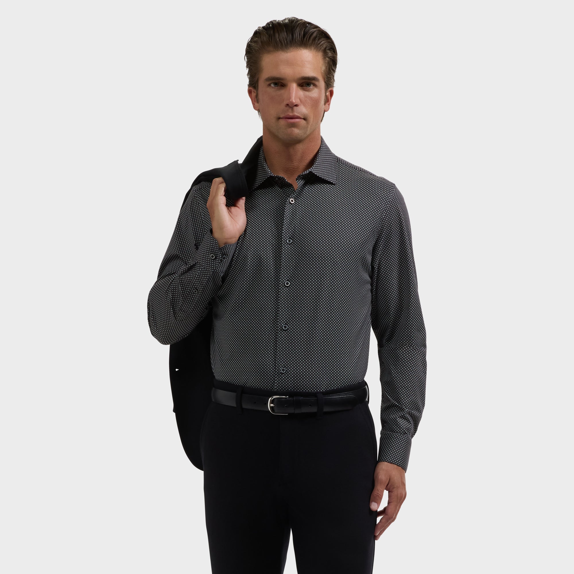 James OoohCotton Geometric Shirt