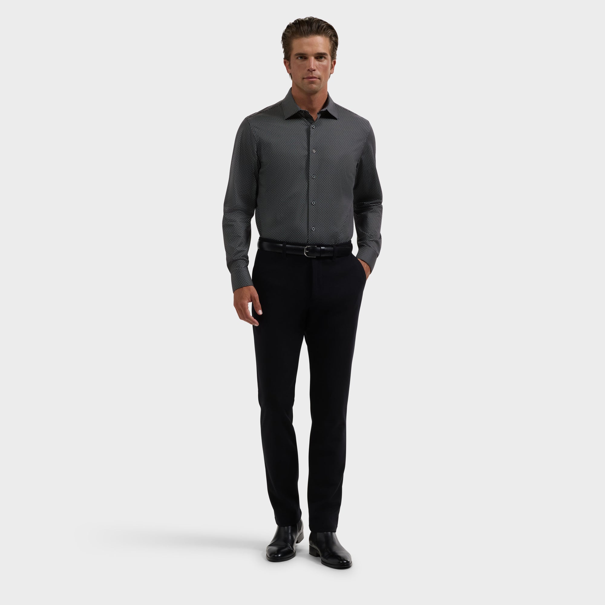 James OoohCotton Geometric Shirt