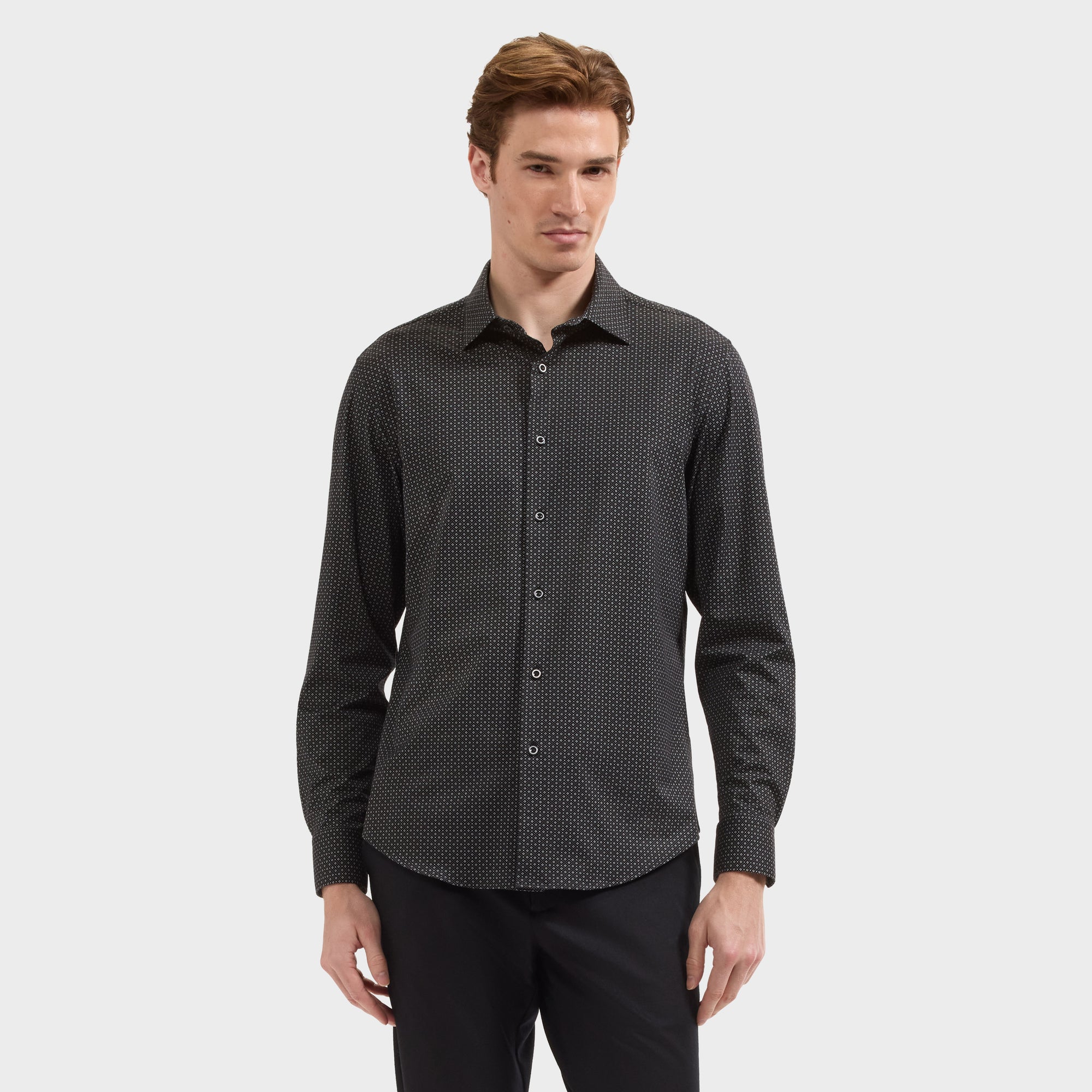 James OoohCotton Geometric Shirt