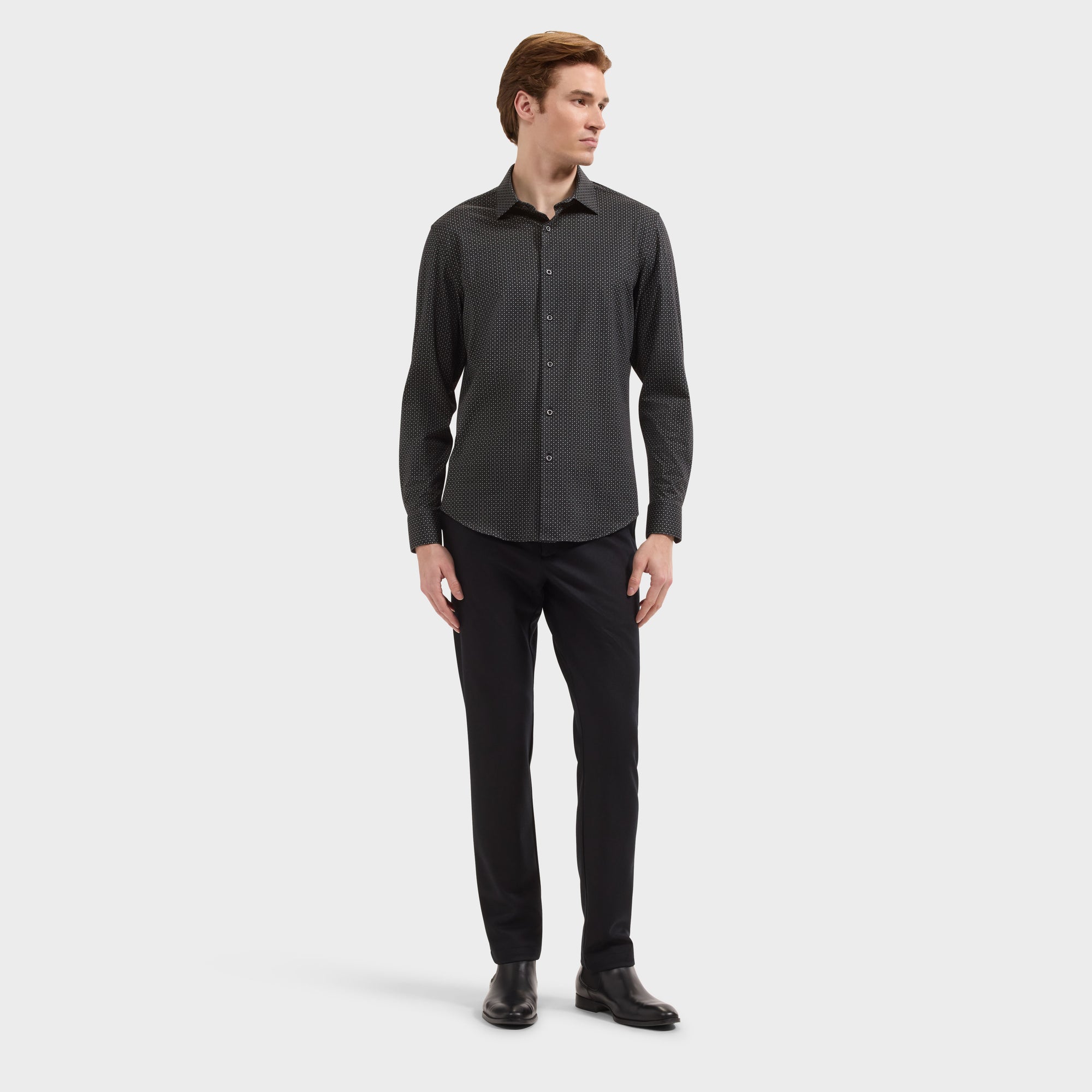 James OoohCotton Geometric Shirt