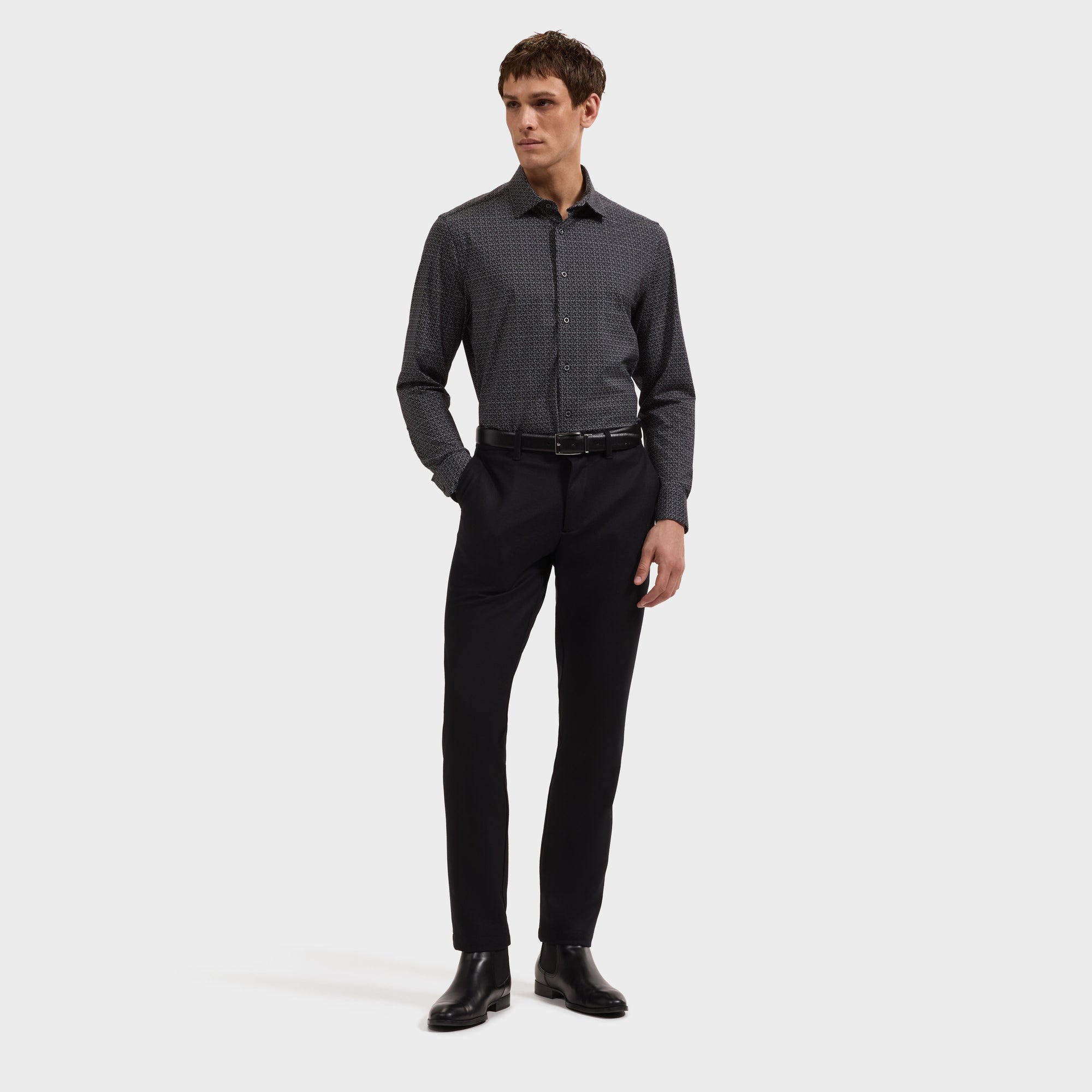 James OoohCotton Geometric Shirt