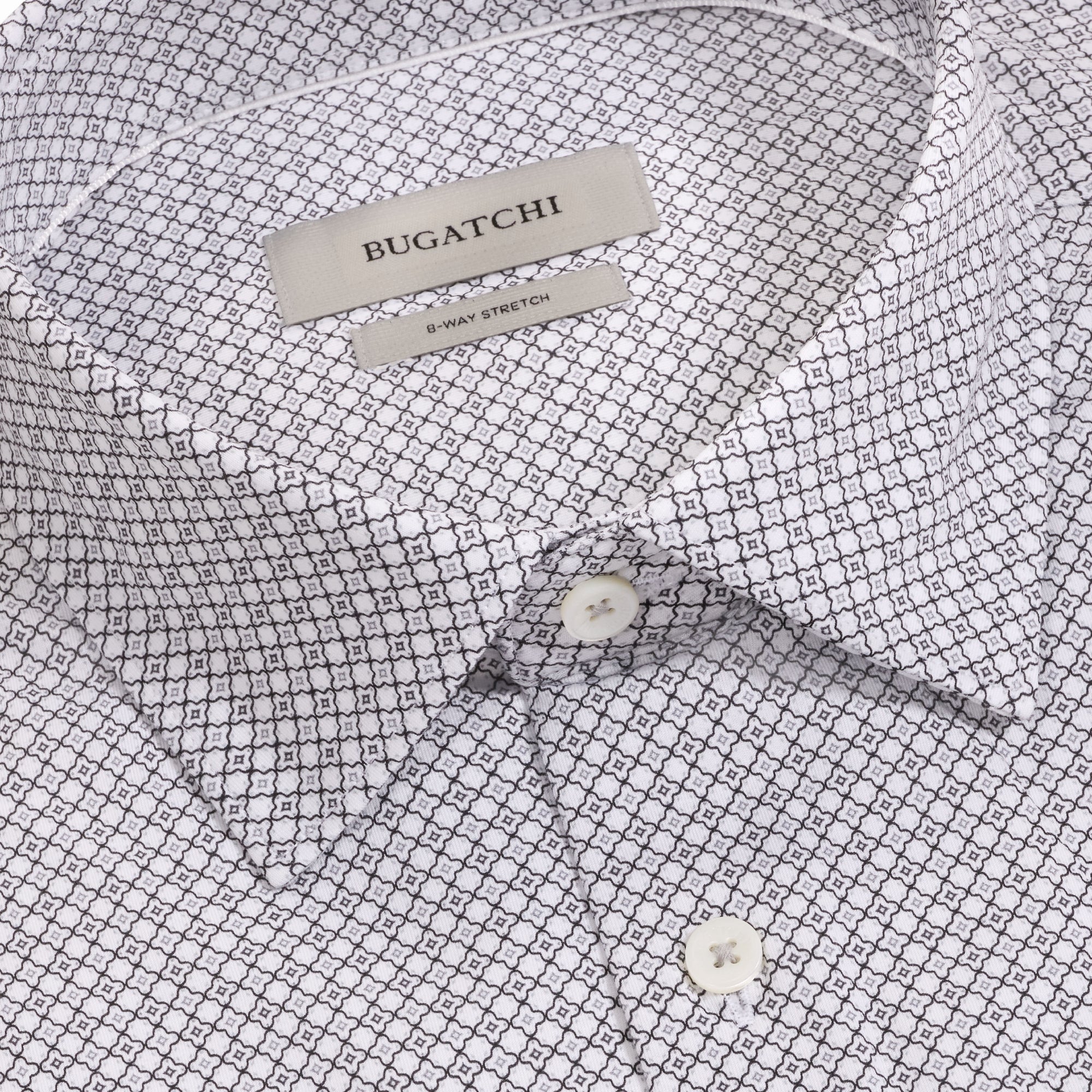Miles OoohCotton Geometric Short-Sleeve Shirt
